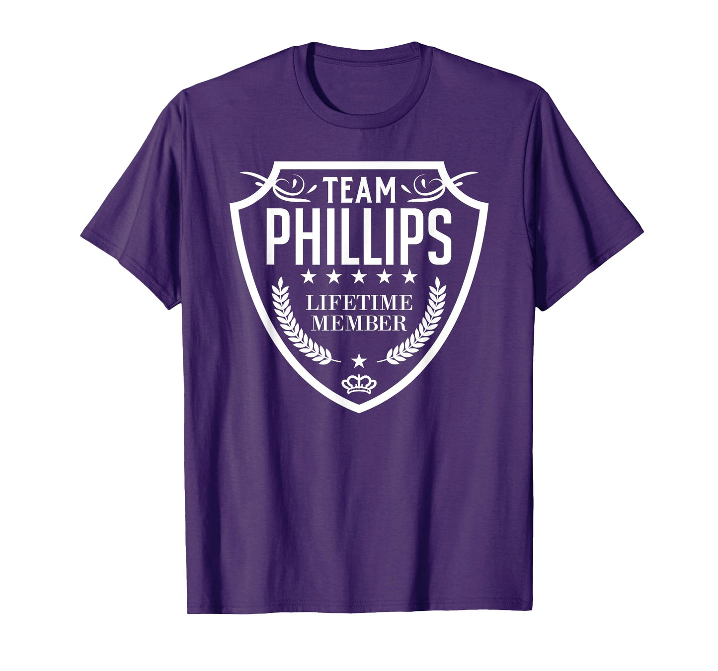 Team Phillips Lifetime Member Matching Family Crew Shirt