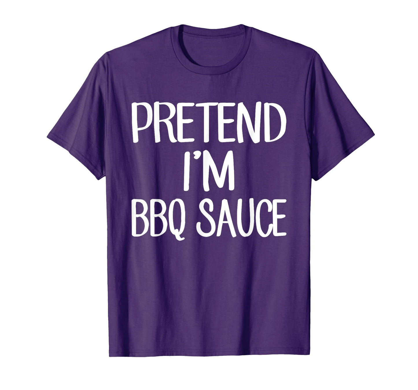 Pretend I'm BBQ Sauce Costume Family Lazy Easy Halloween T-Shirt
