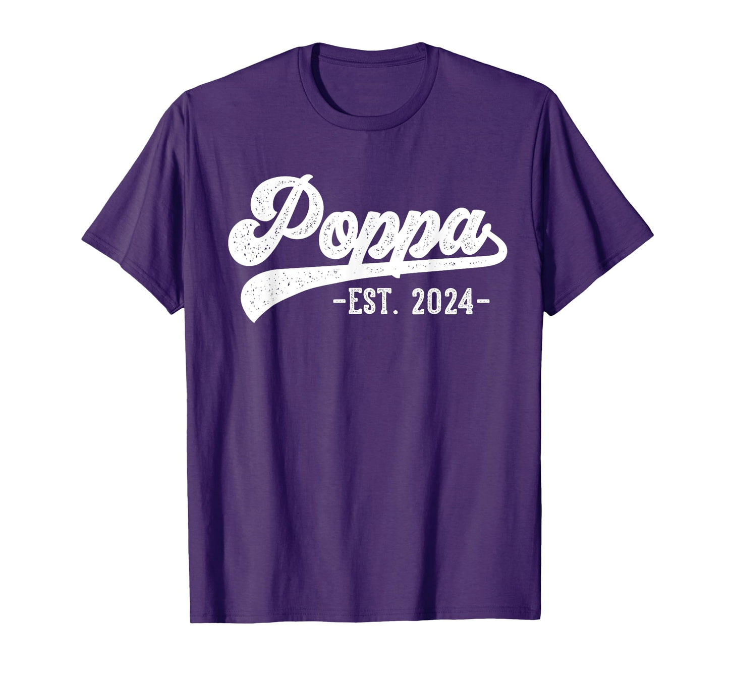 Poppa Est 2024 Poppa To Be Gifts New Poppa T-Shirt