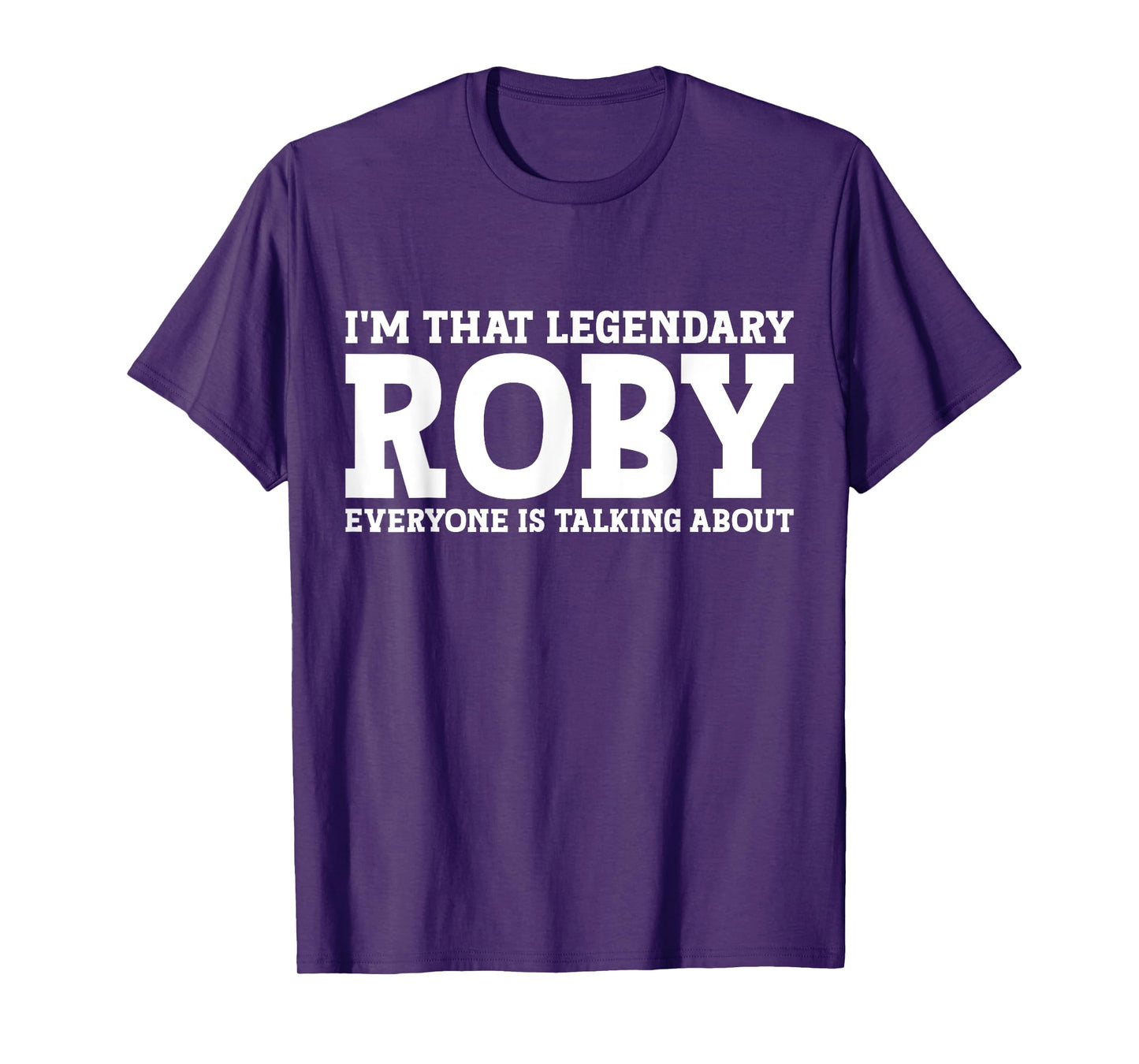 Roby Personal Name First Name Funny Roby T-Shirt