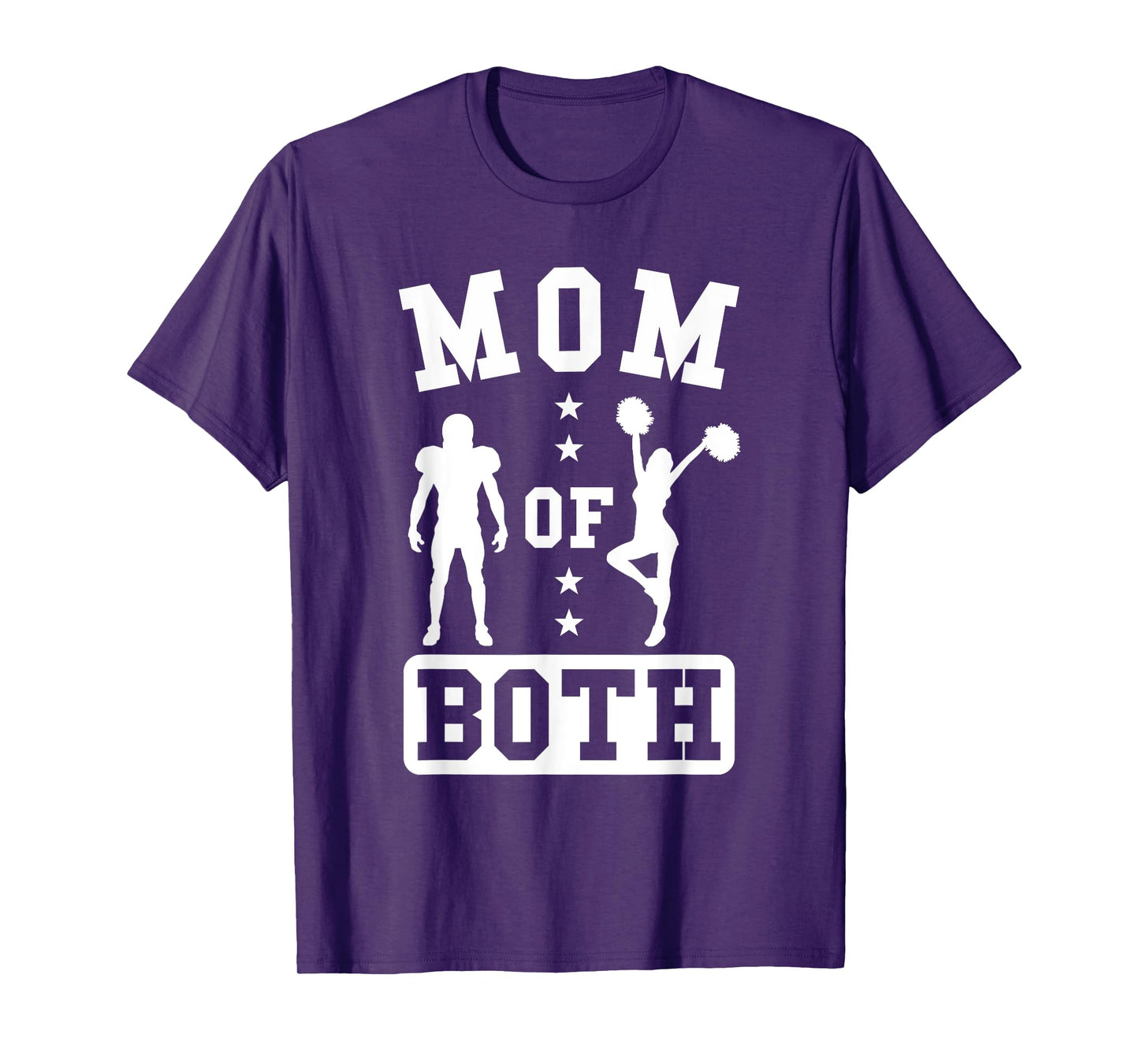 Mom Of Both Football And Cheer T-Shirt
