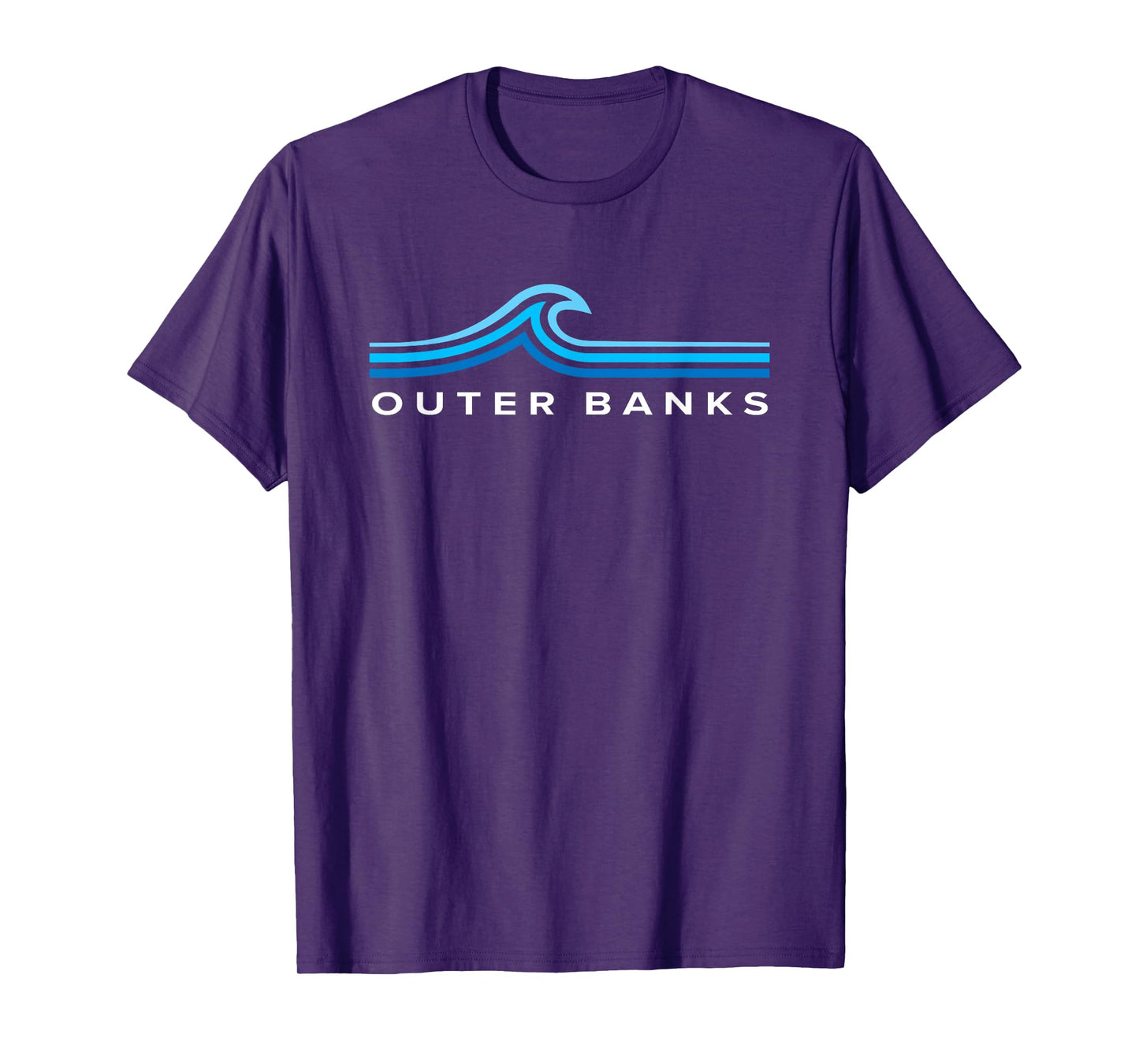 Outer Banks NC Waves Vintage Mens Womens Girls Boys Souvenir T-Shirt