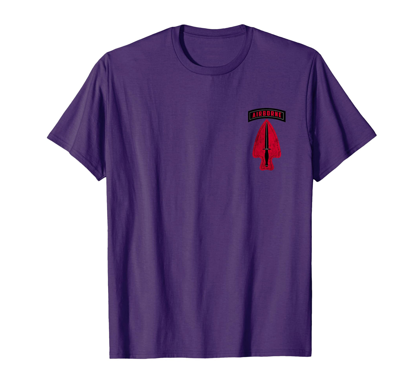 USASOC Force Airborne Vintage Logo Veteran Military Papa T-Shirt