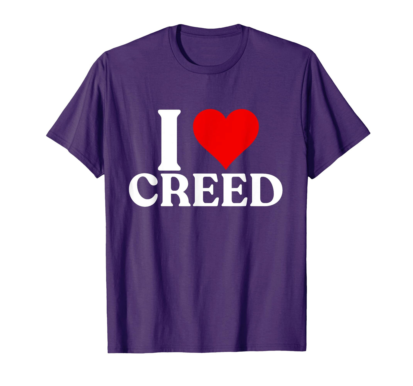 I Heart CREED First Name Personalized I Love CREED Vintage T-Shirt