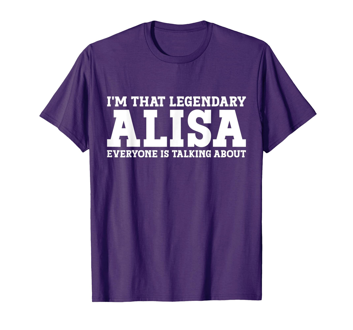 Alisa Personal Name Women Girl Funny Alisa T-Shirt