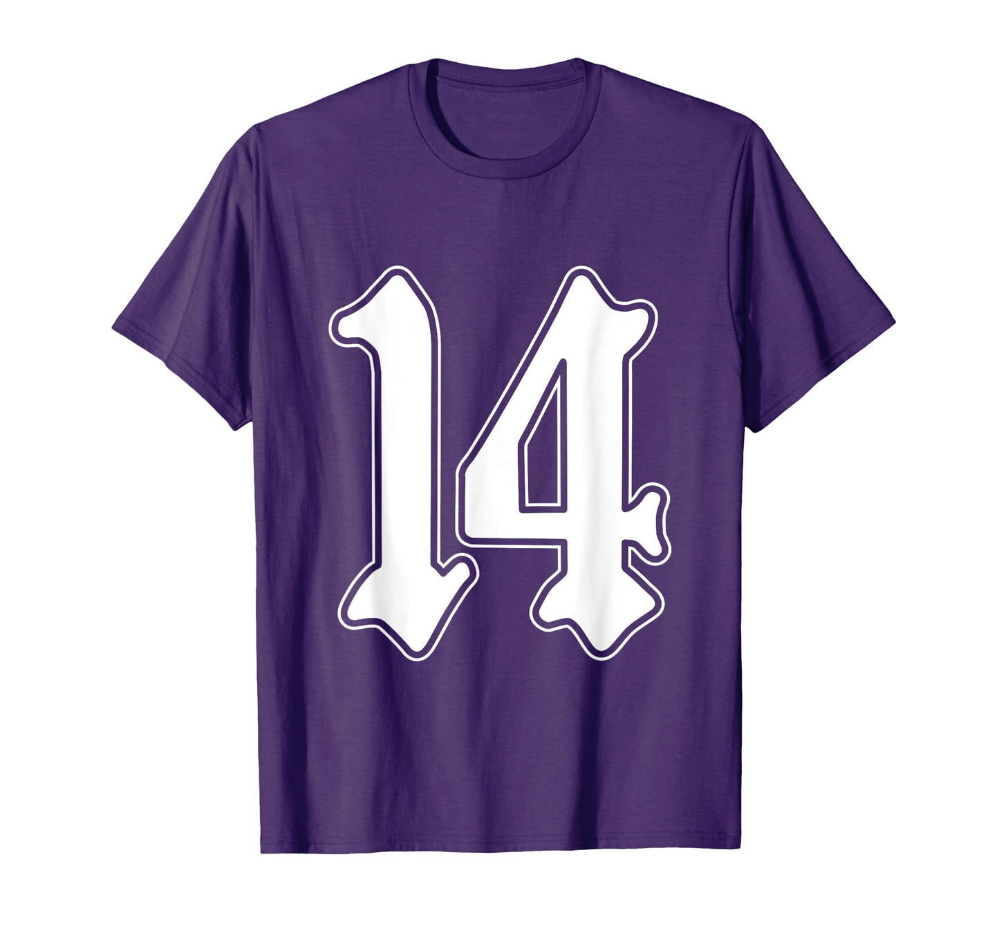 #14 White Number 14 Latino Sports Fan Team Cholo Easy T-Shirt