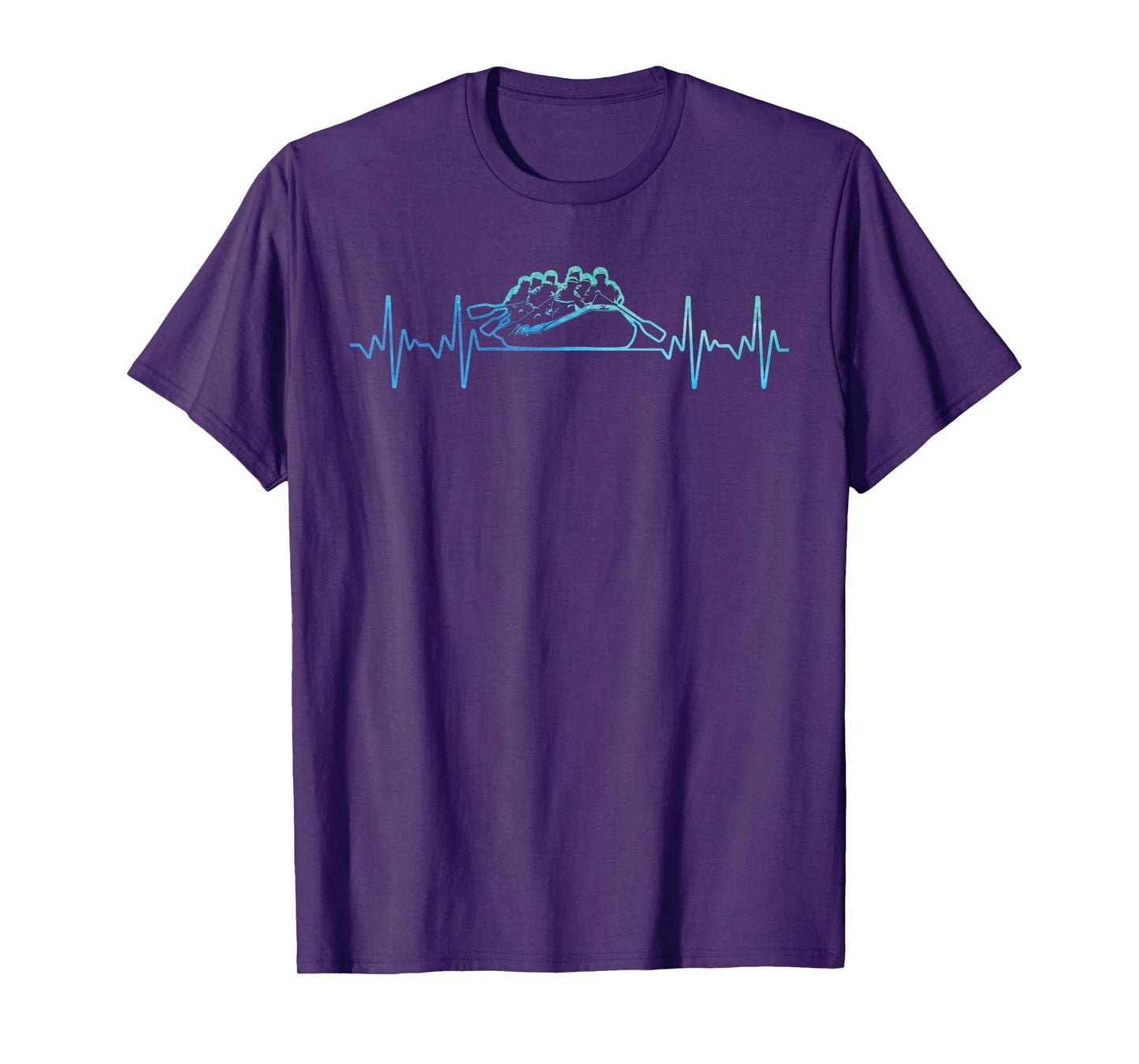 Funny Rafting Design For Men Women White Water Rafting Lover T-Shirt