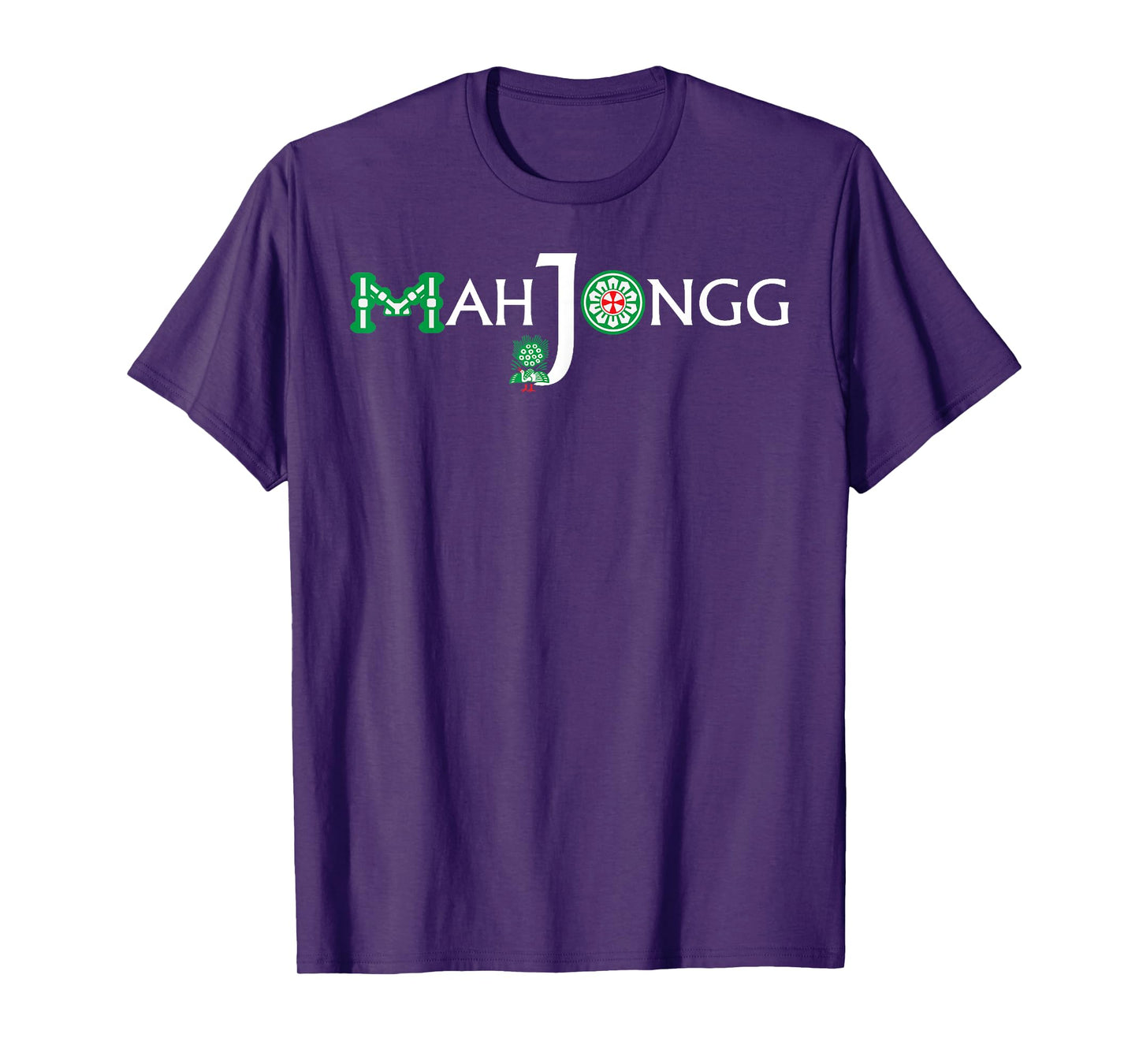 Mahjong Funny Chinese Game Board Mens Womens Mah Jongg T-Shirt