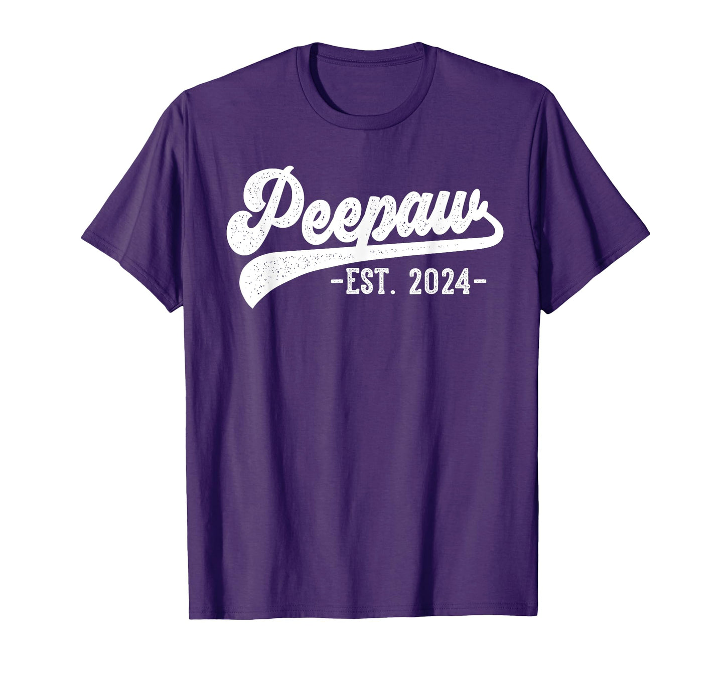 Peepaw Est 2024 Peepaw To Be Gifts New Peepaw T-Shirt
