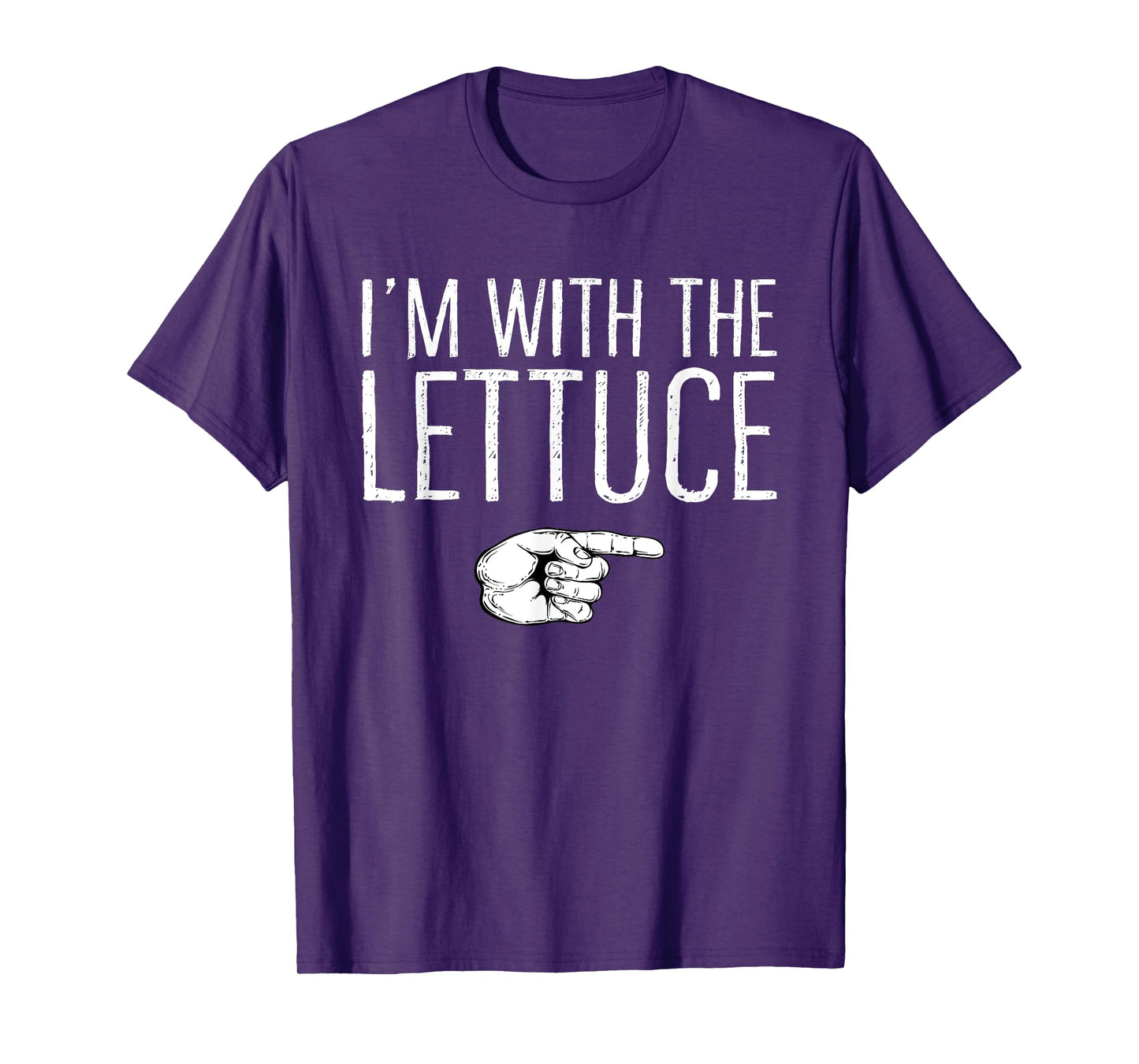 I'm With The Lettuce Matching Costume Lazy Halloween Party T-Shirt