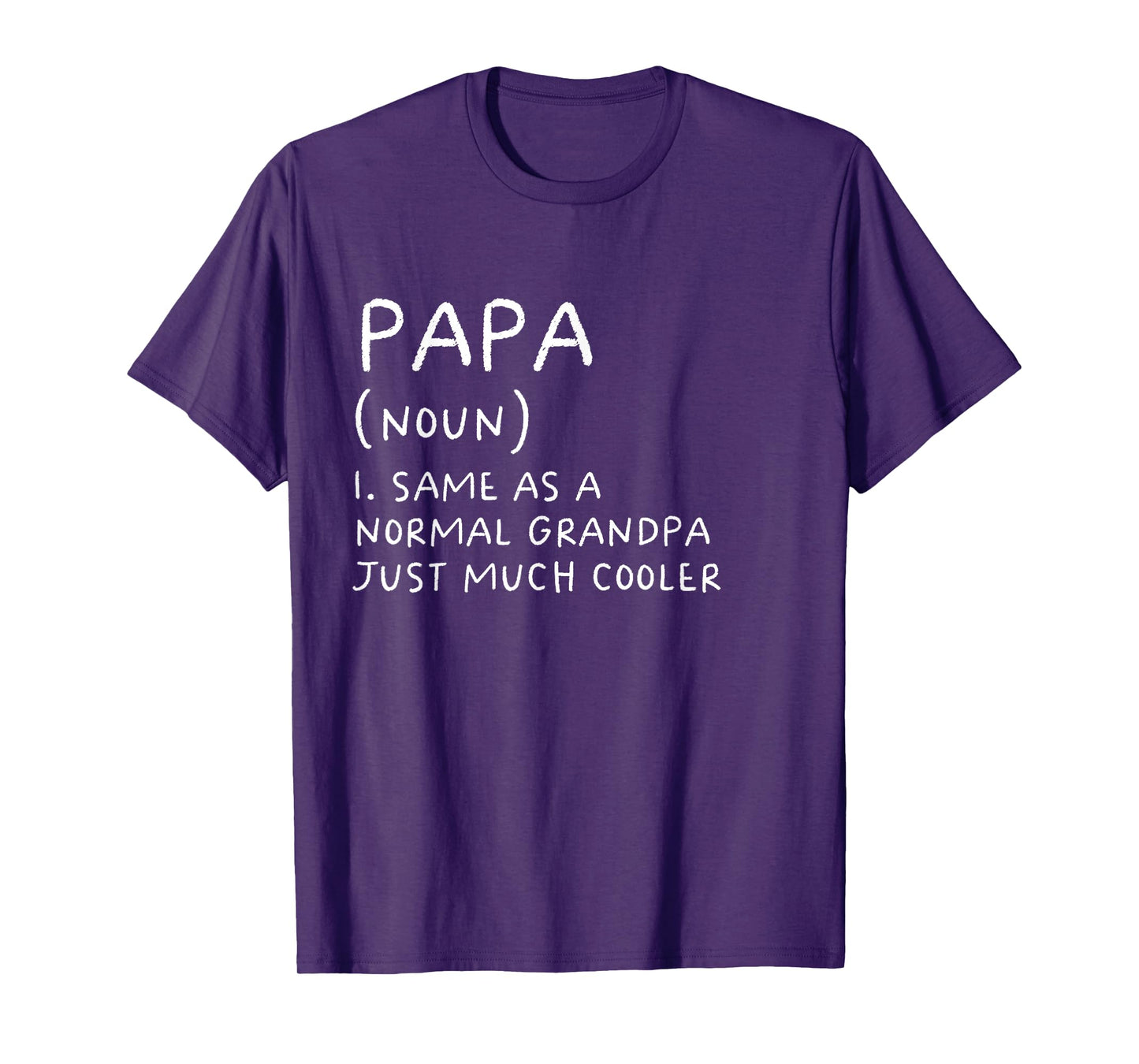 Papa Grandpa Definition Grandfather Funny T-Shirt