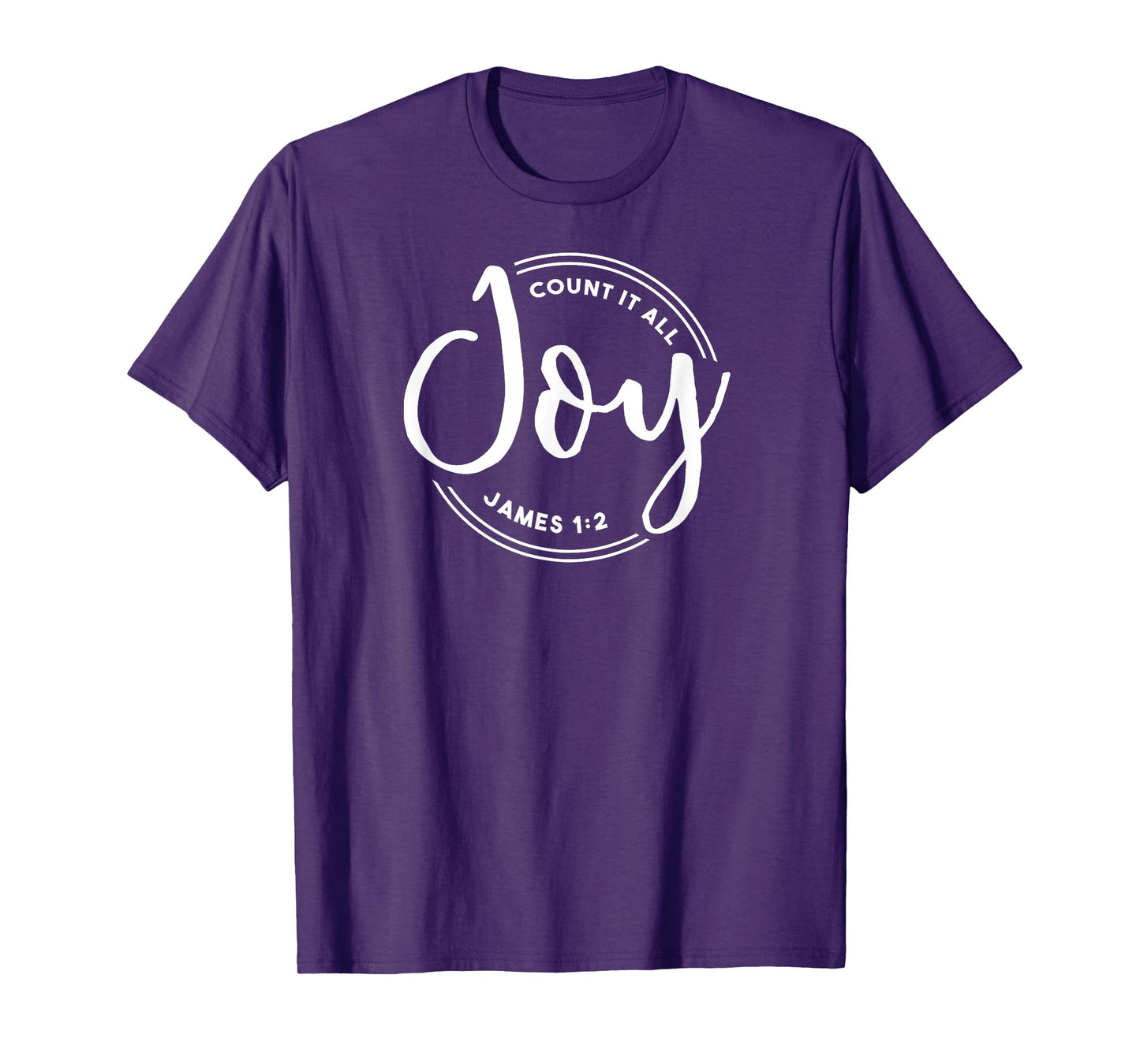 Count It All Joy Bible Verse Quote T-Shirt I Choose Joy T-Shirt