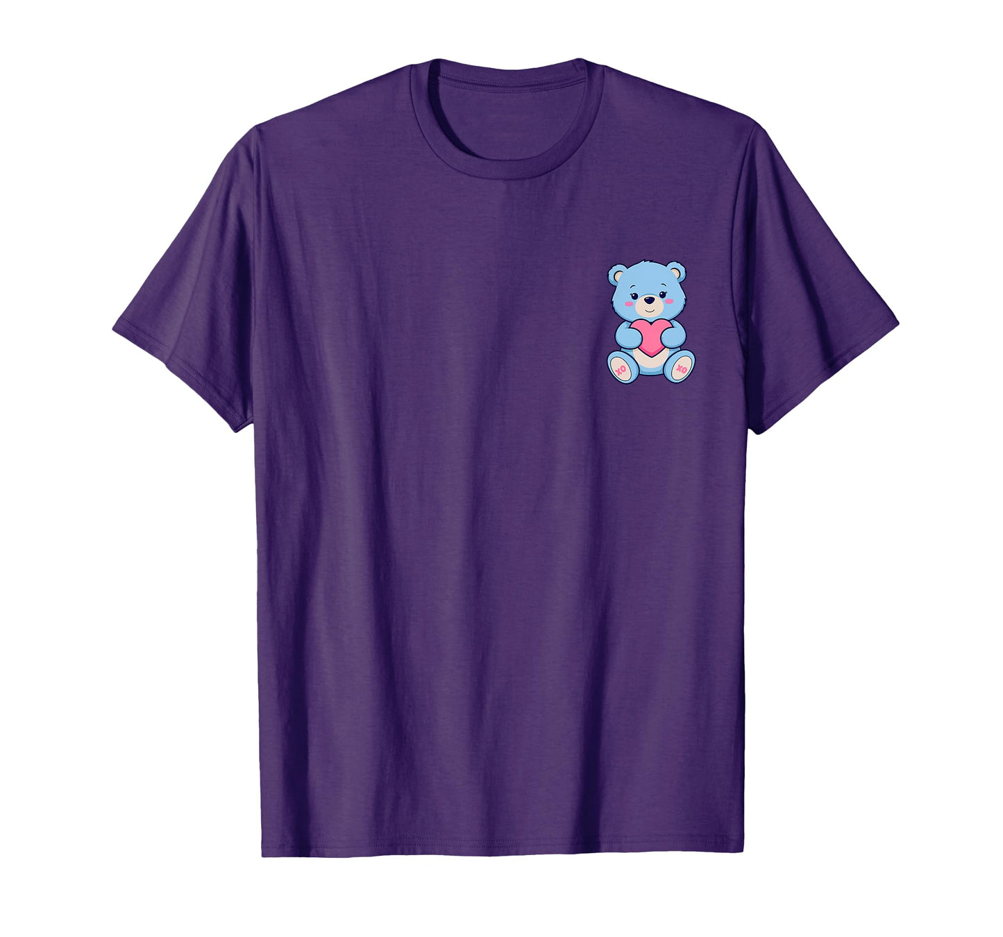 Where My Hug at Cute Teddy Bear 2 Side T-Shirt