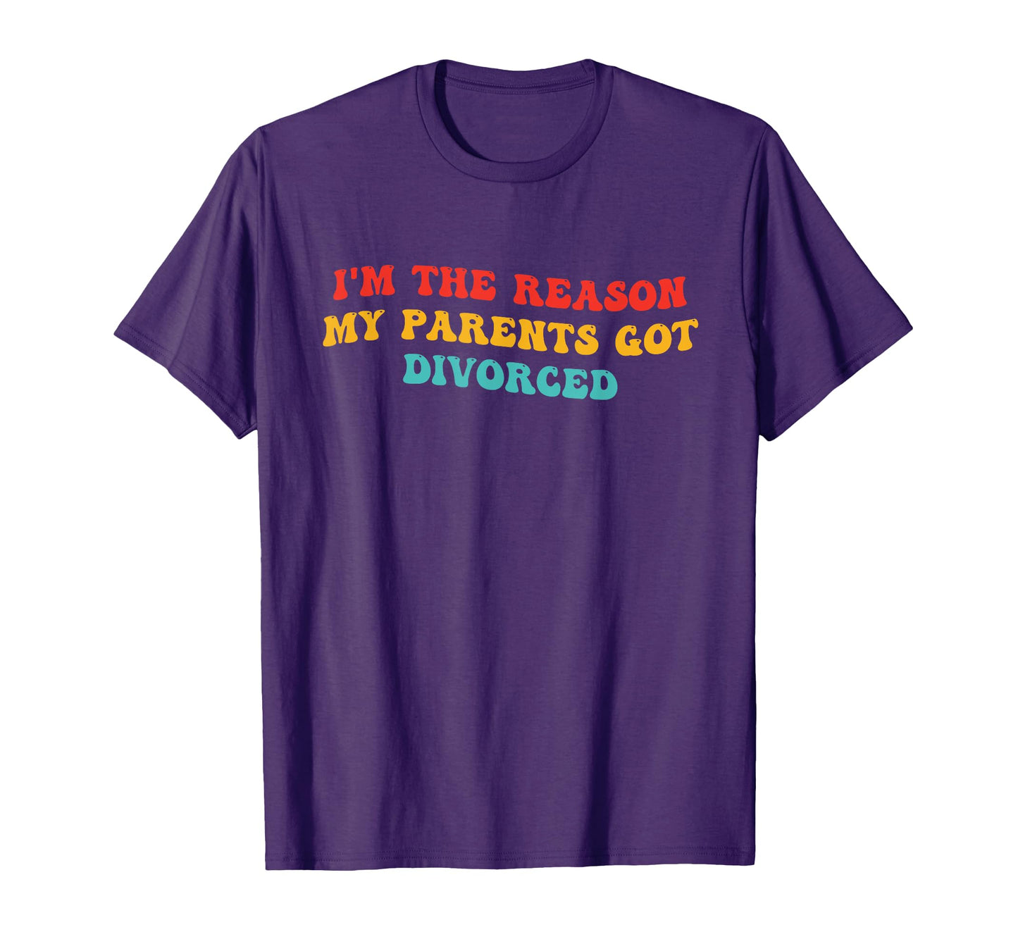 I'm The Reason My Parents Got Divorced Vintage Design T-Shirt