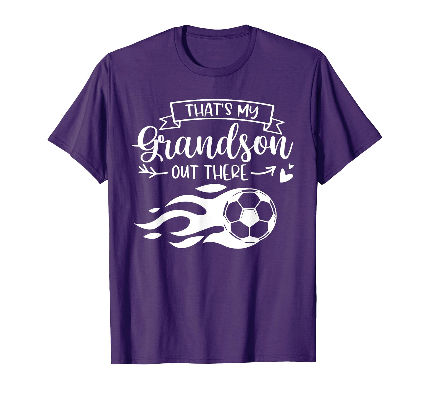 Men Funny Soccer Player That's My Grandson Out There T-Shirt