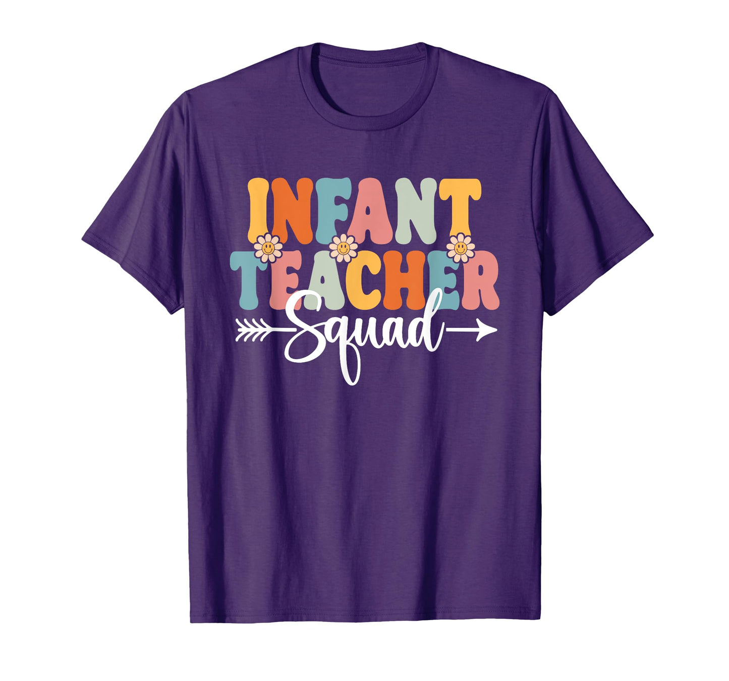 Infant Teacher Squad Back To School Teachers Students Men Women Kids T-Shirt
