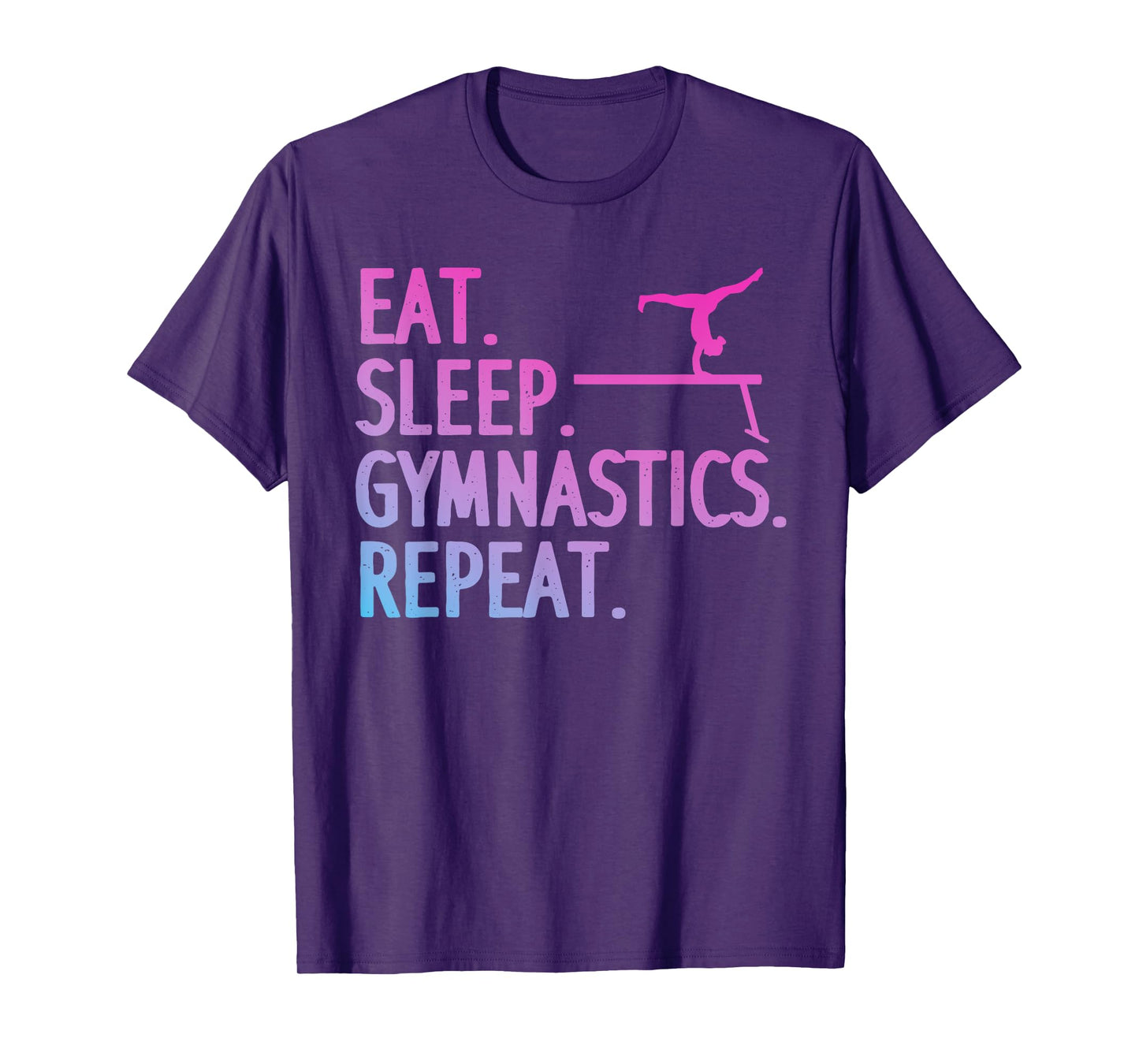 Cute Gymnastics Art for Girls Kids Women Tumbling Gymnast T-Shirt