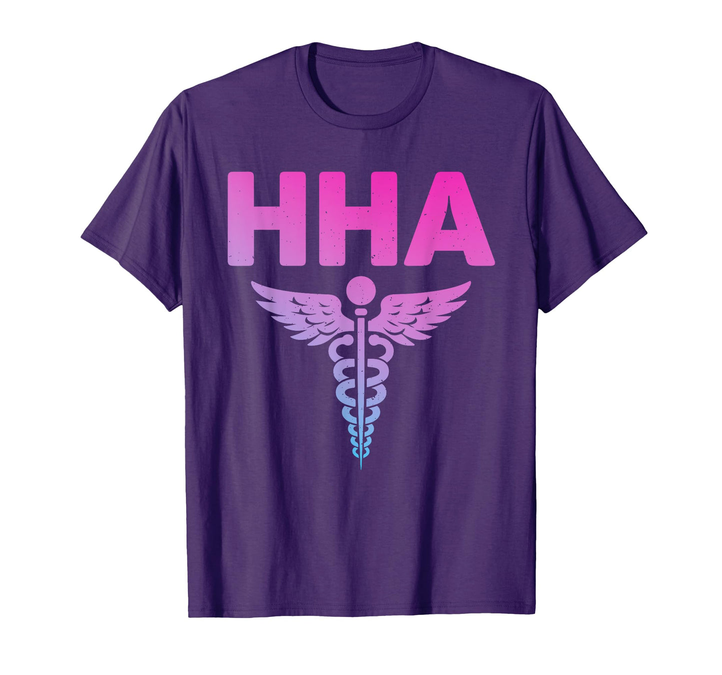 Cool Home Health Aide Art For Men Women Caregiver HHA Nurse T-Shirt