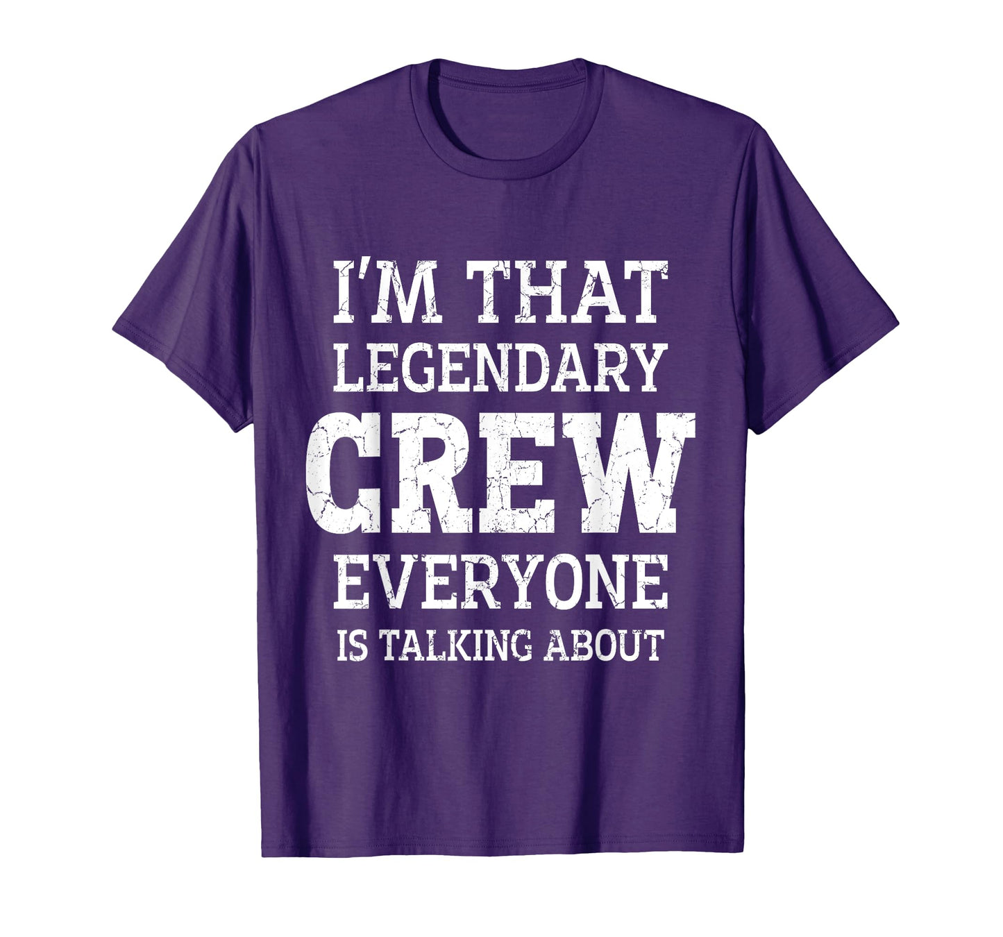 Crew Personal Name Funny Saying Crew First Name T-Shirt