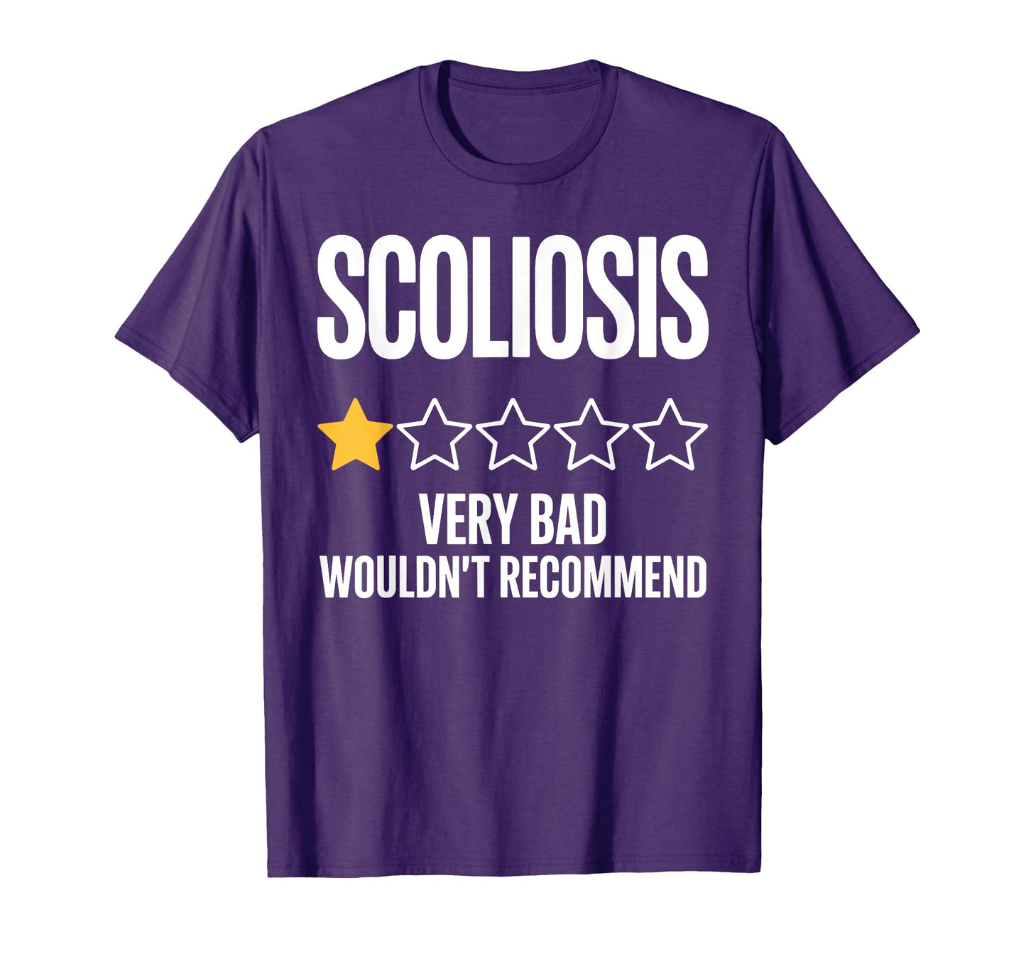 Funny Scoliosis Design For Men Women Adult Scoliosis Warrior T-Shirt