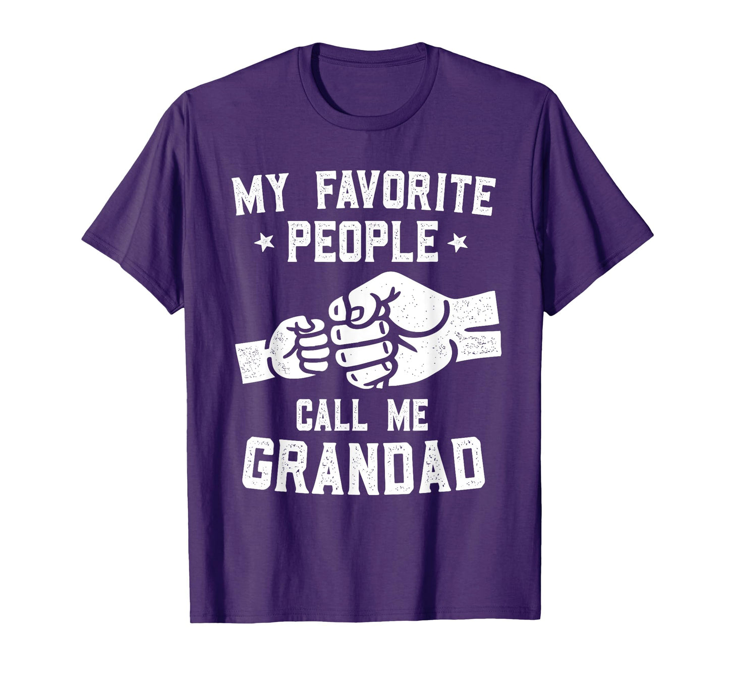 My Favorite People Call Me Grandad Fist Bump Grandad T-Shirt