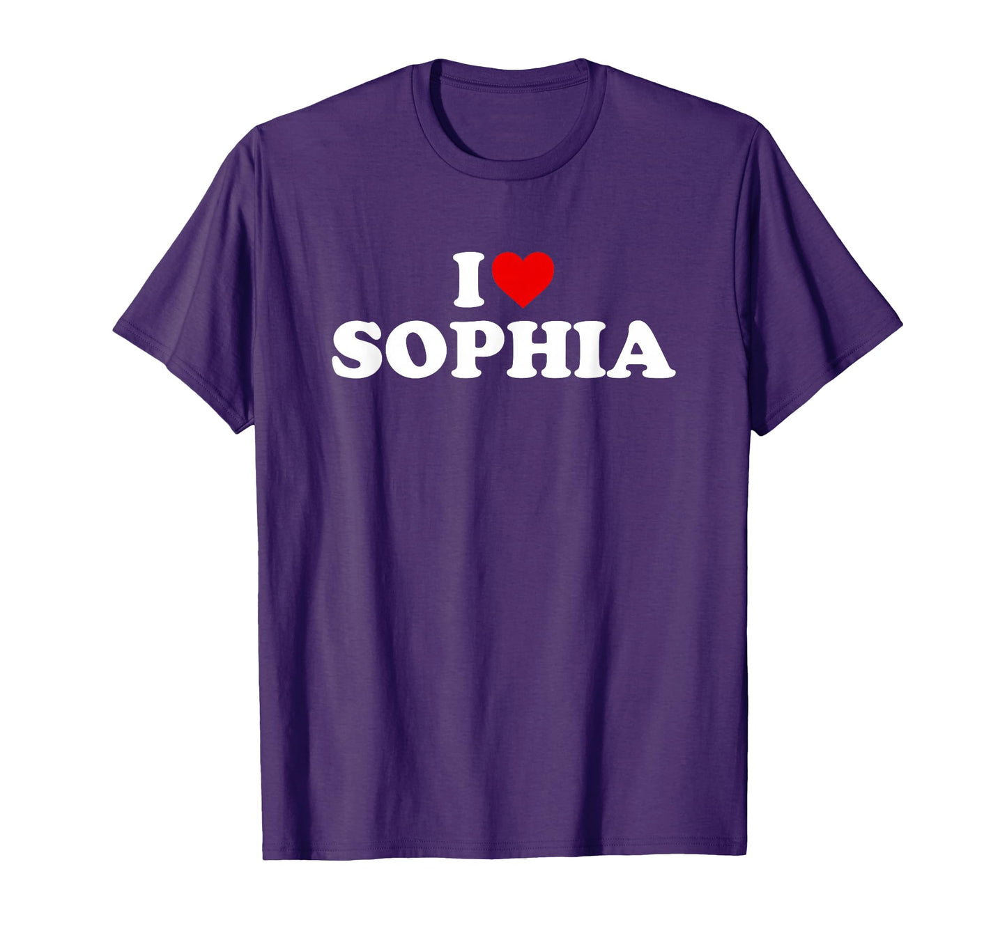 I Love Sophia - Heart T-Shirt