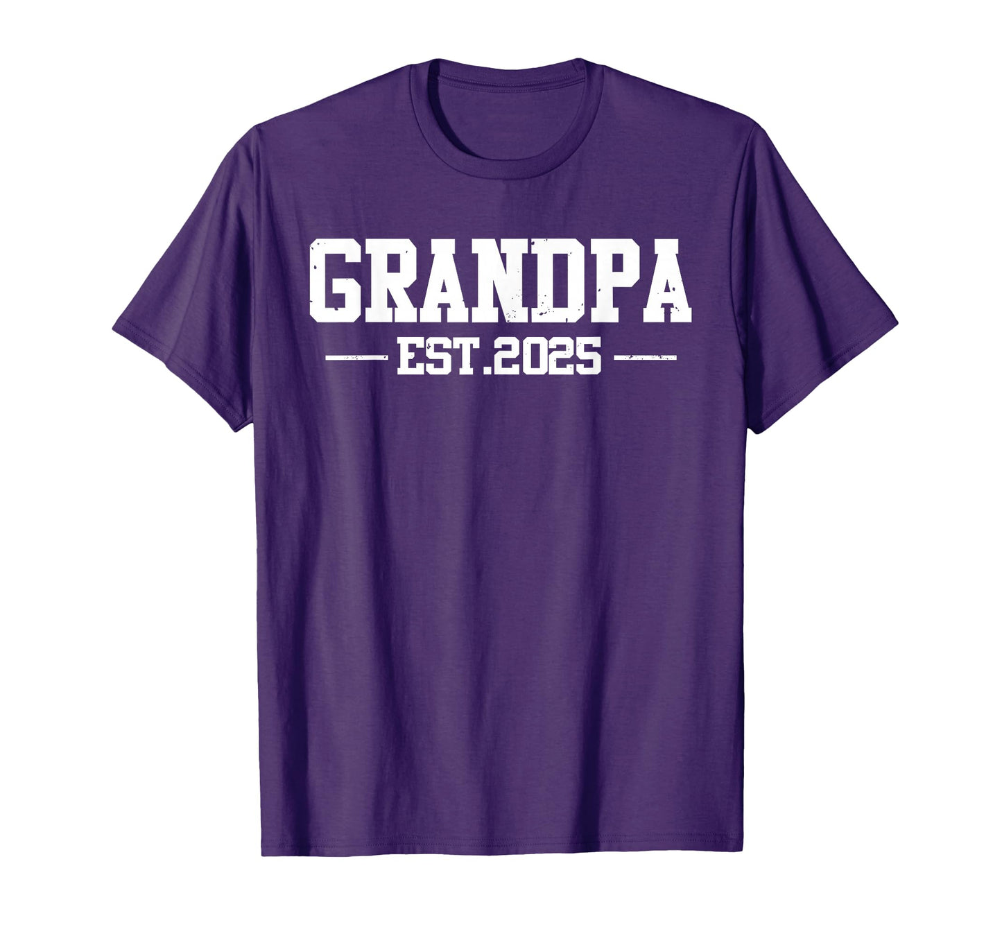 Grandpa Est. 2025 Father's Day Funny Pregnancy Announcement T-Shirt