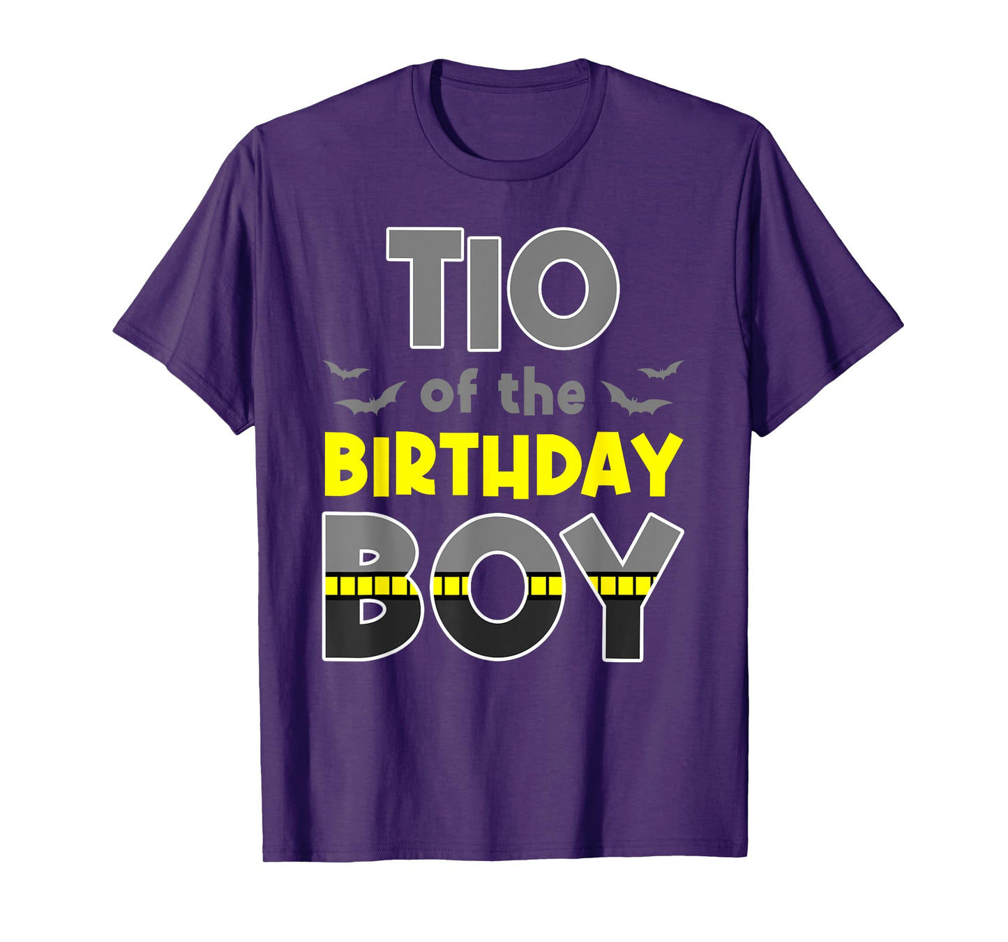 Tio Of The Birthday Boy Bat Family Party Theme Boys Gift T-Shirt