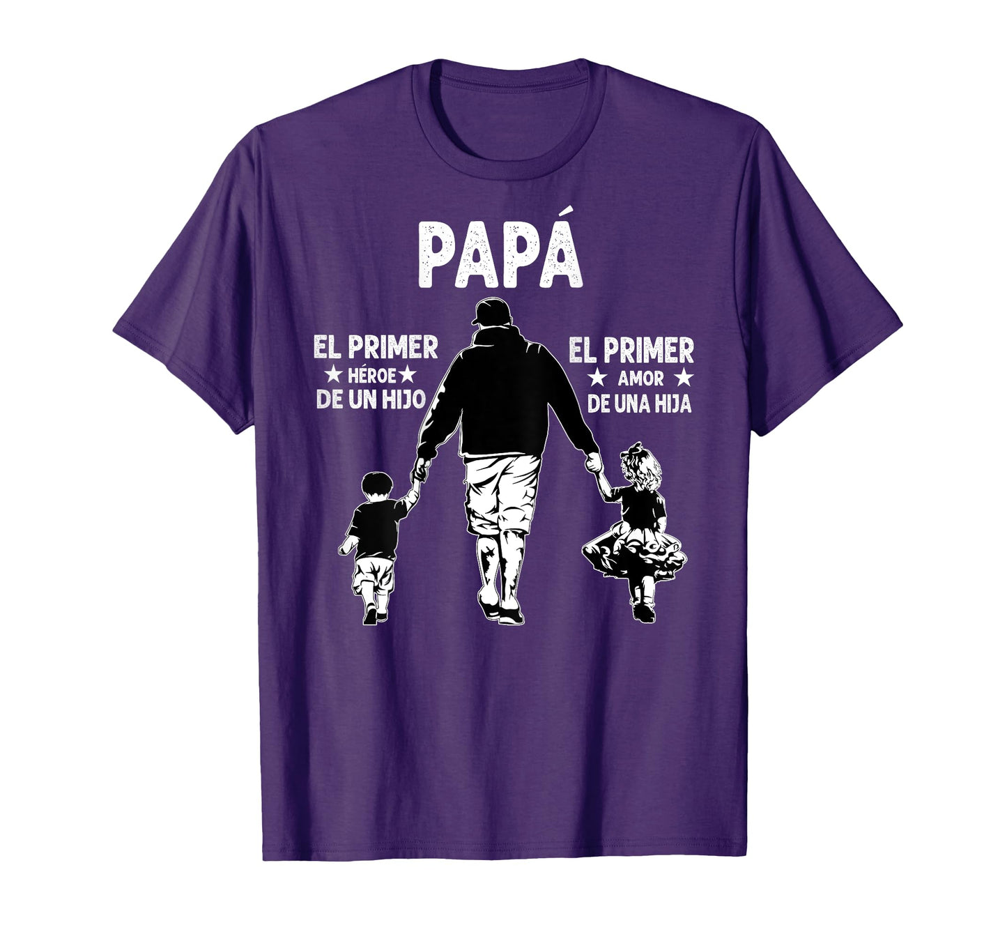 Mens Dad The First Hero Of A Son, The First Love Of A Daughter T-Shirt