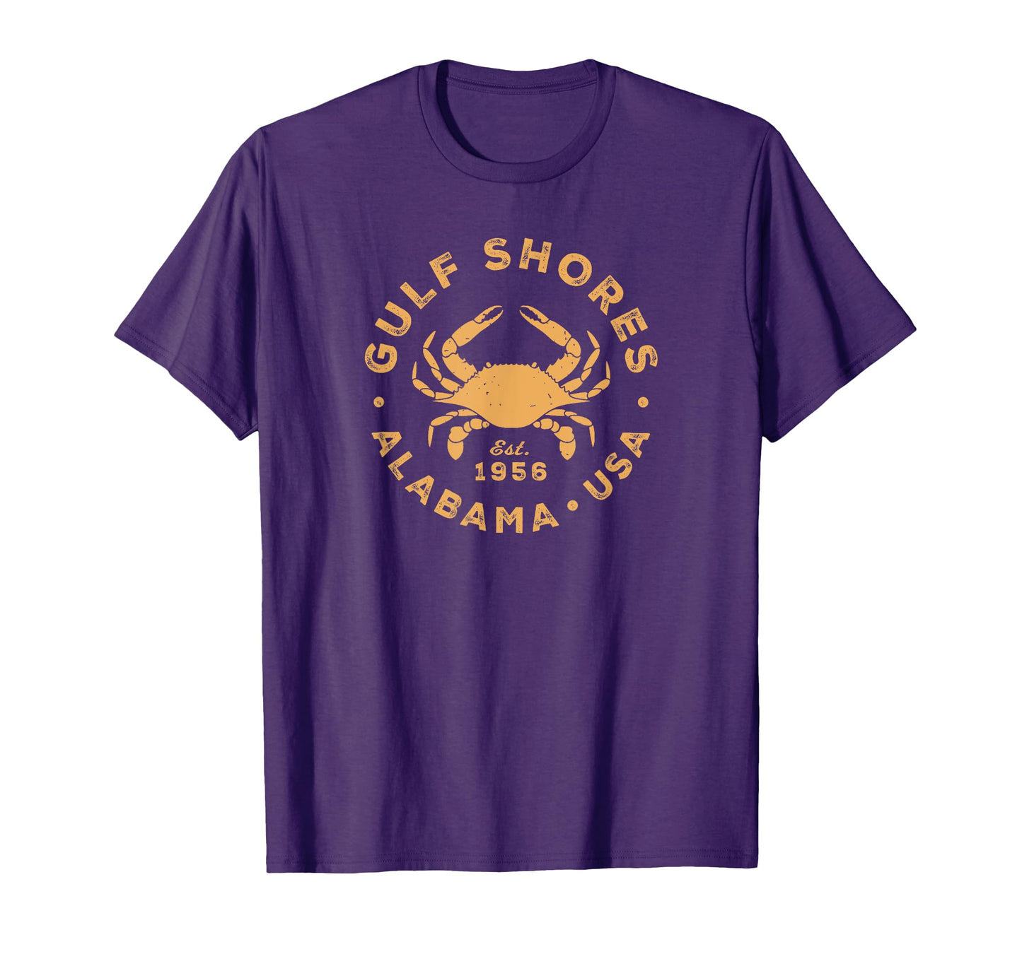 Gulf Shores Alabama Vintage Blue Crab Vacation Souvenir T-Shirt
