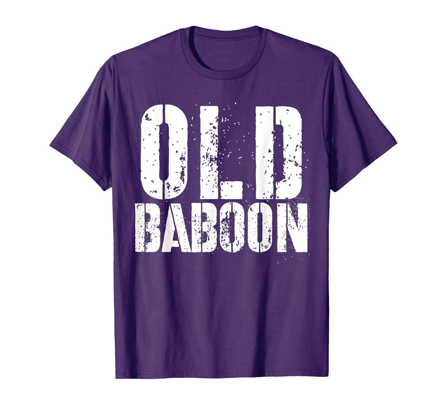 Old Baboon Funny Grandparents Novelty Gorilla Monkey T-Shirt