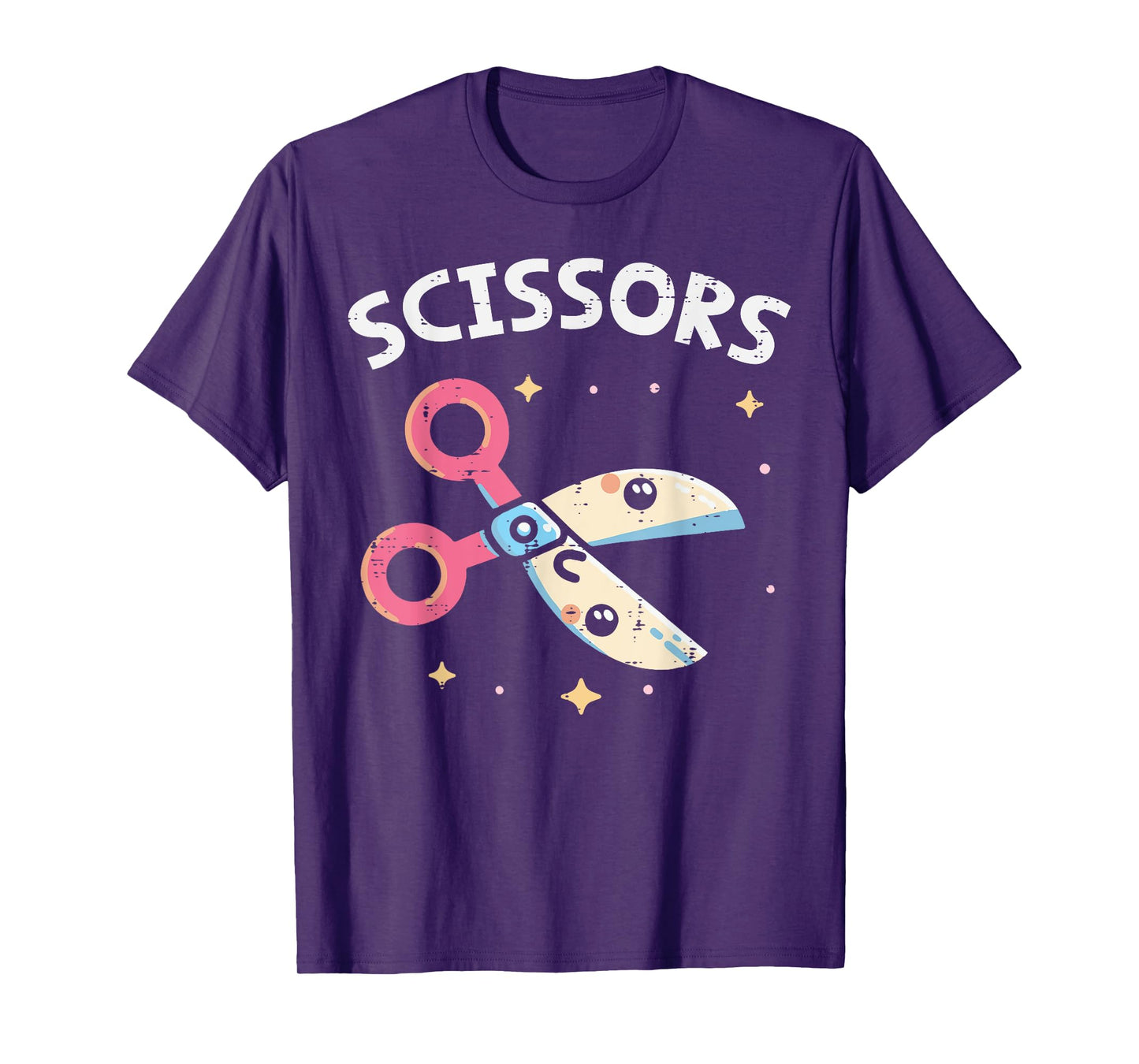 Halloween Scissors Rock Paper Matching Costume Kid Men Women T-Shirt