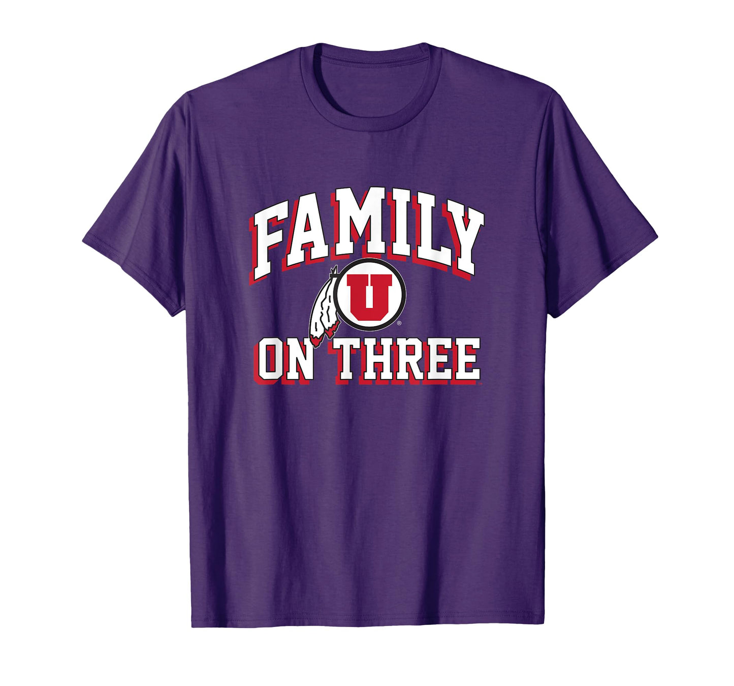 University of Utah Utes Family on Three T-Shirt