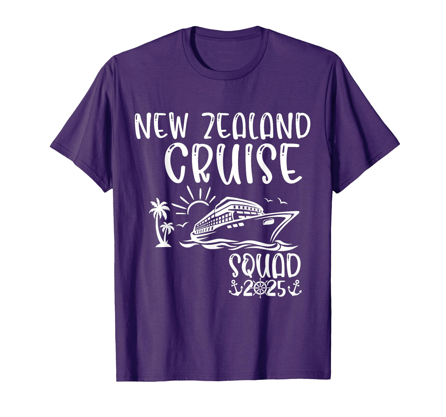 New Zealand Cruise Squad 2025 Holiday Trip Family Matching T-Shirt