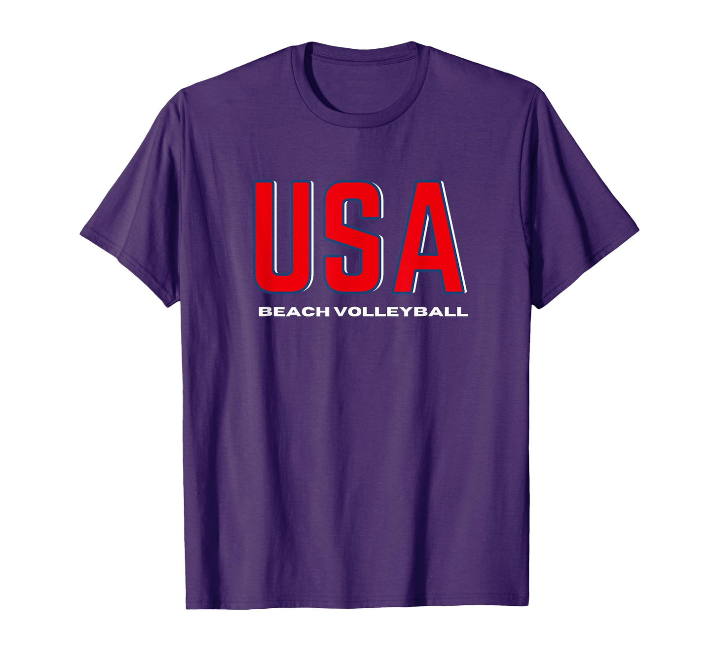 Beach Volleyball USA Bold American Sportswear T-Shirt
