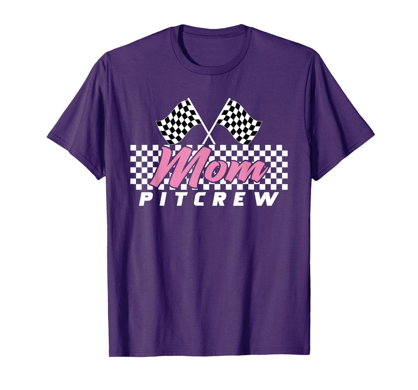 Race Car Birthday Party Racing Family Mom Pit Crew T-Shirt