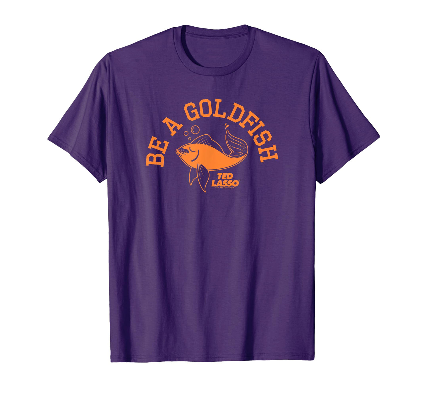 Ted Lasso Be A Goldfish Collegiate Short Sleeve T-Shirt
