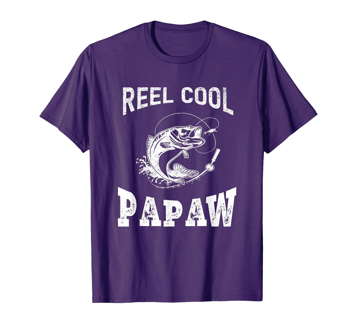 reel cool Papaw fisherman grandpa father's day Fishing gifts T-Shirt