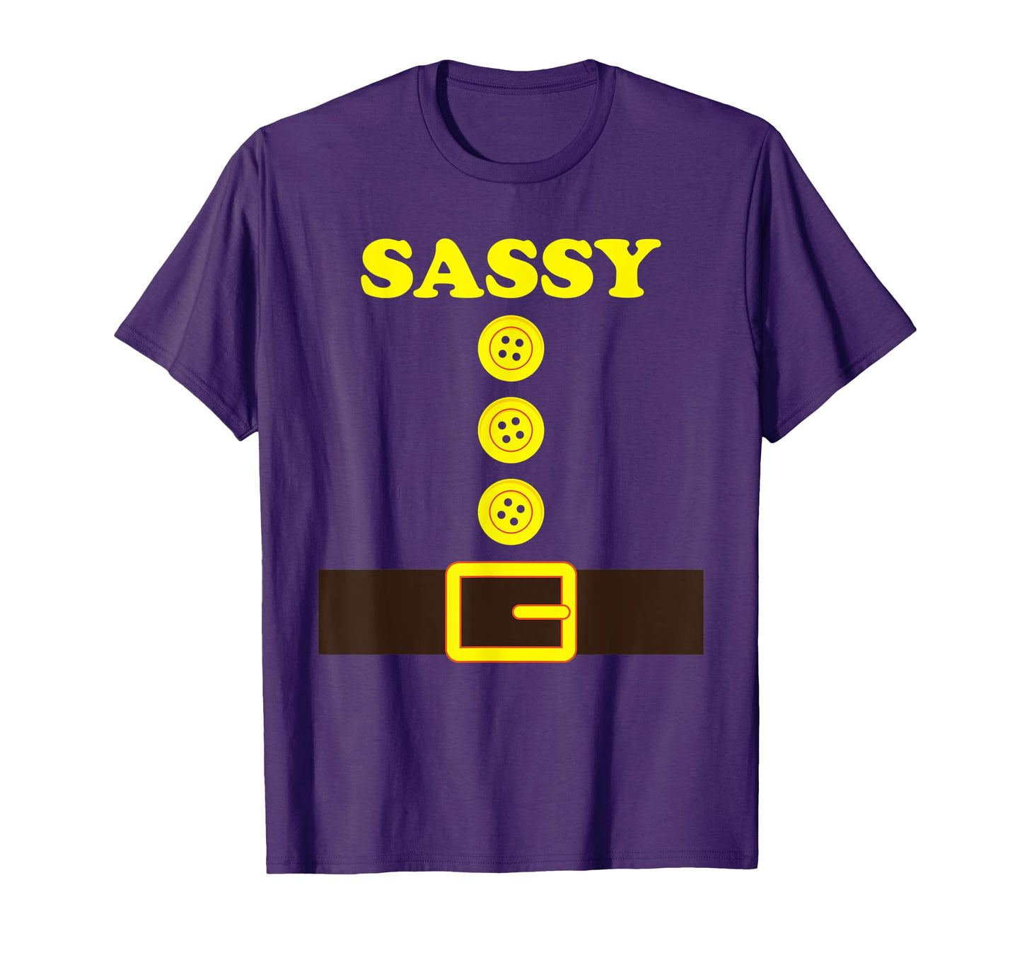 Sassy Dwarf Halloween Costume Color Group Matching Dwarf T-Shirt
