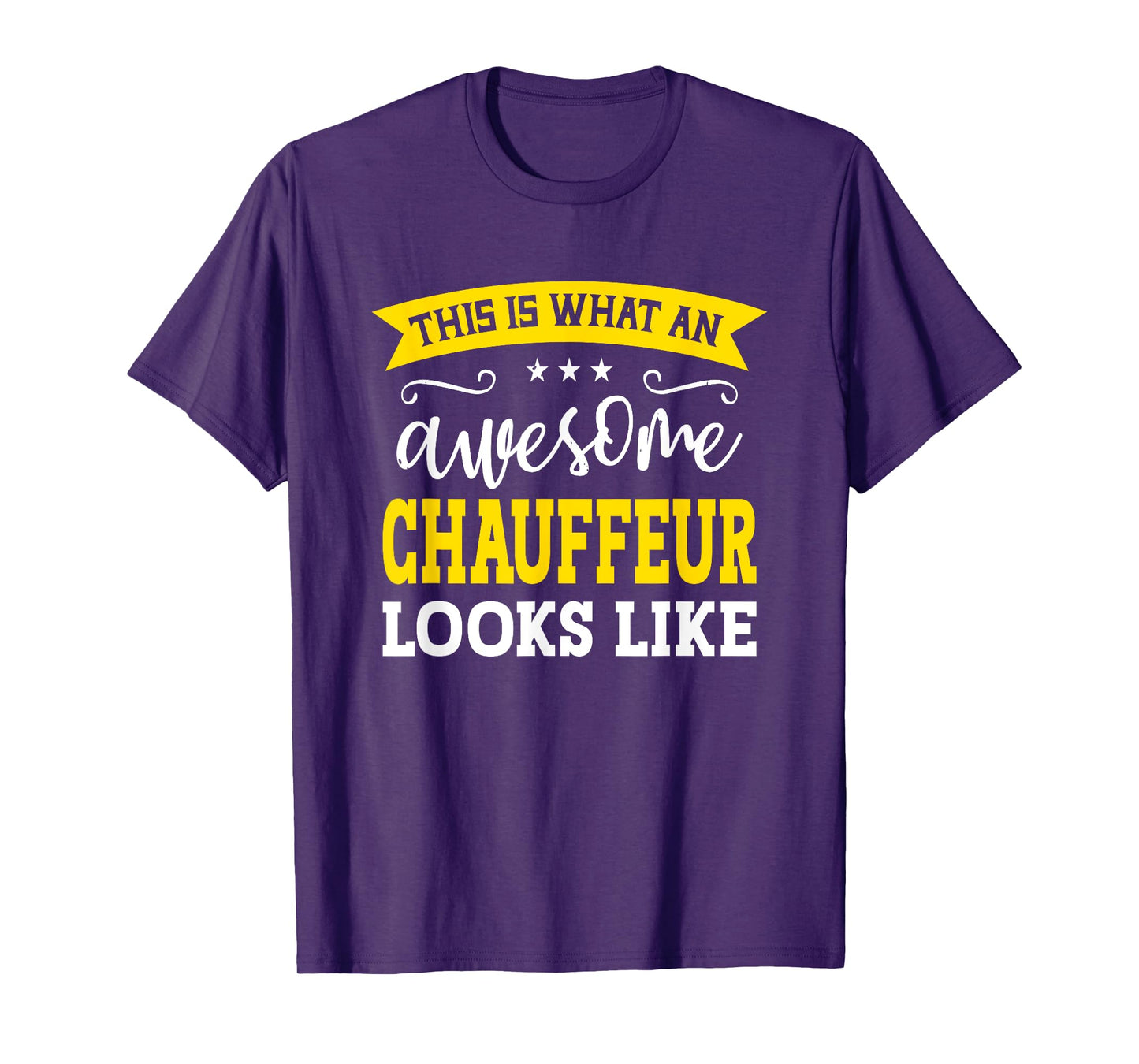 Funny Chauffeur Gifts Chauffeur Tee Black Unisex-Adults T-Shirt Small