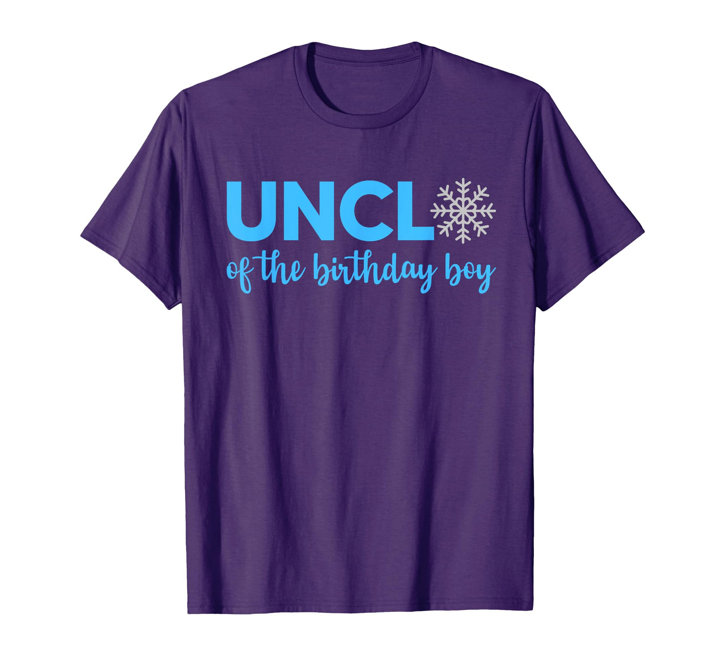 Uncle Of The Birthday Boy Winter Onederland 1st Birthday T-Shirt