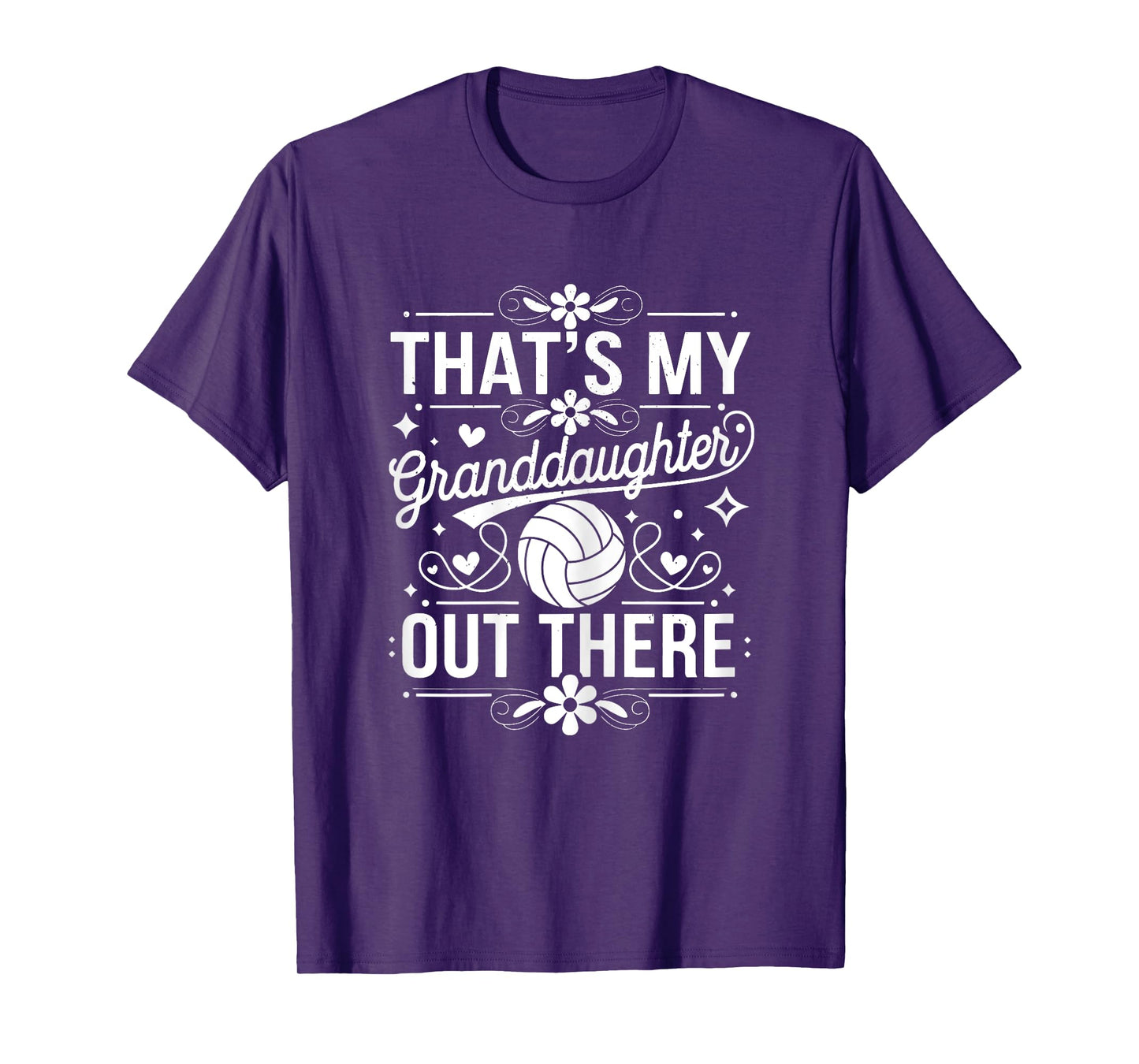 That's My Granddaughter Out There Volleyball For Grandma T-Shirt