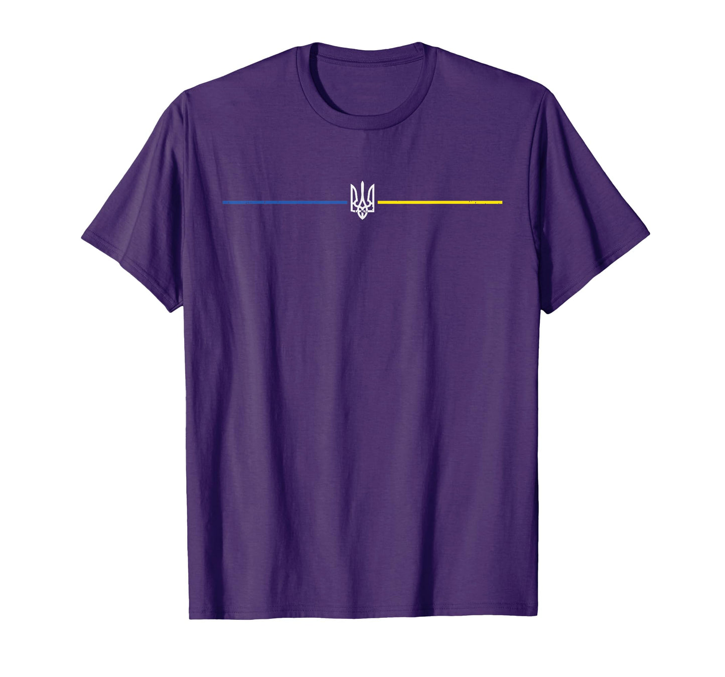 Trident Ukraine Lines Ukrainian Heraldic Crest Women Men Kid T-Shirt