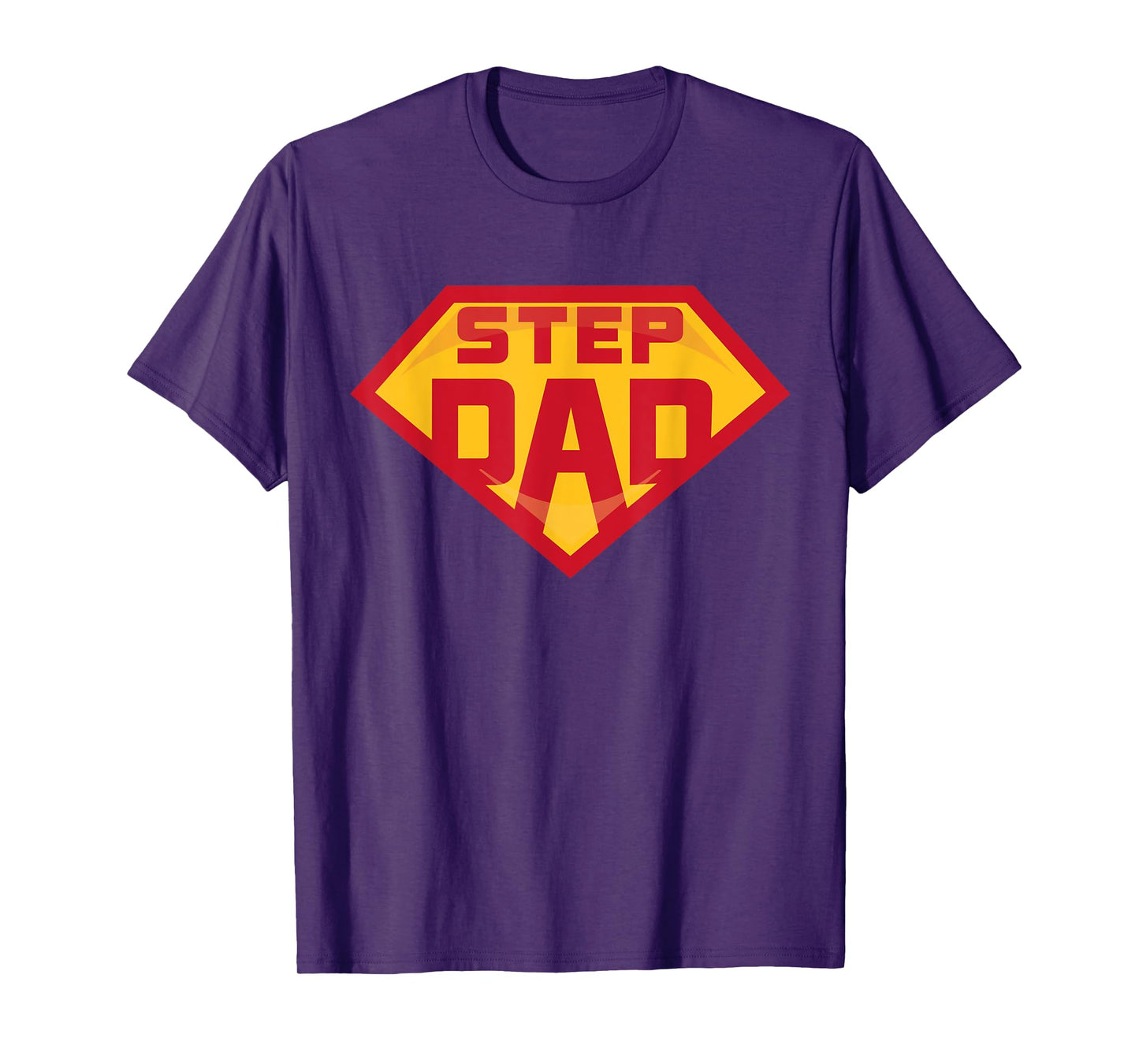 Super Stepdad Funny Hero Step Dad Birthday Fathers Day Gift T-Shirt