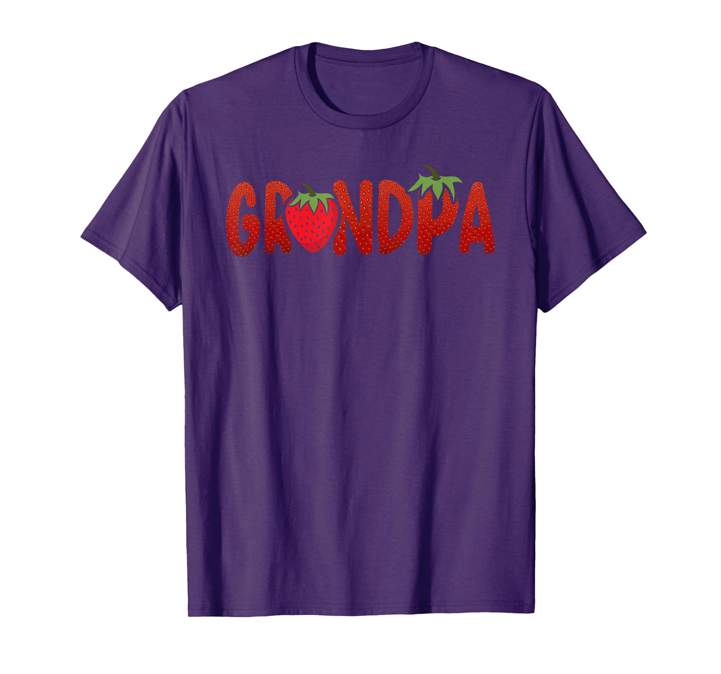 Funny Grandpa Strawberry Summer Fruit - Great Father's Day T-Shirt