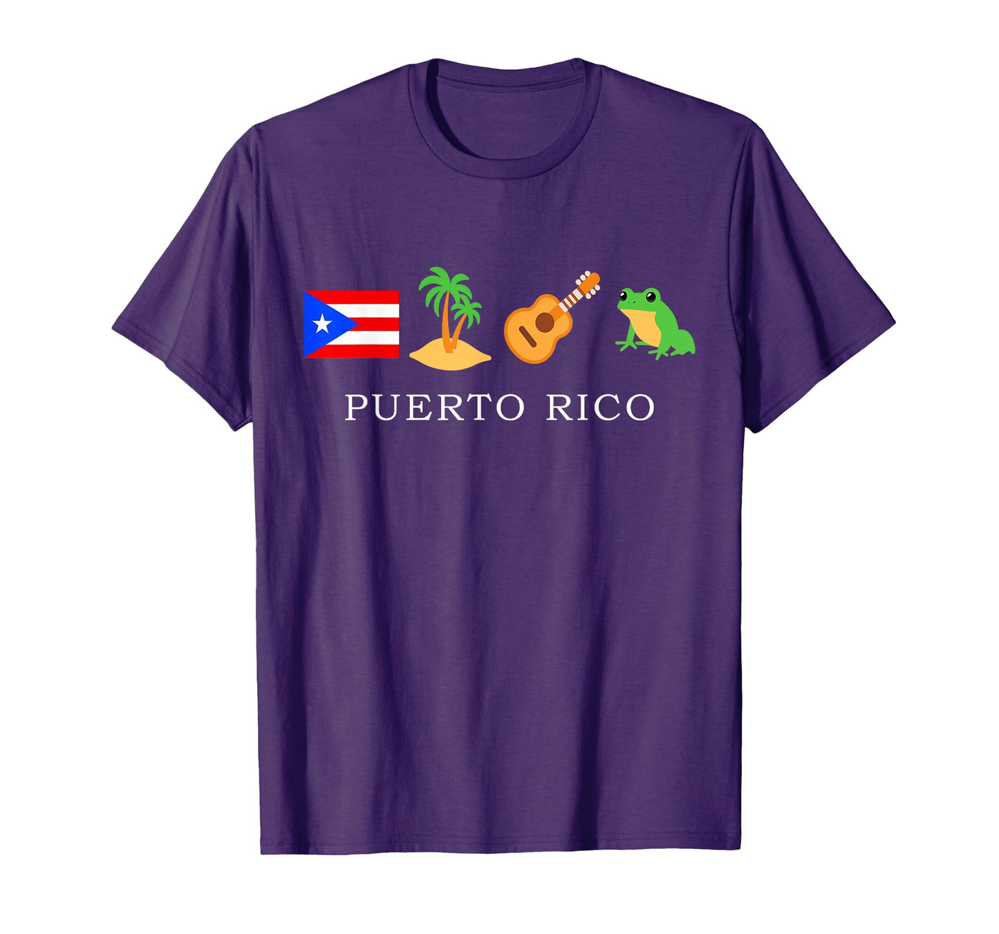 Puerto Rico Puerto Rican Flag Frog Boricua Hispanic Heritage T-Shirt
