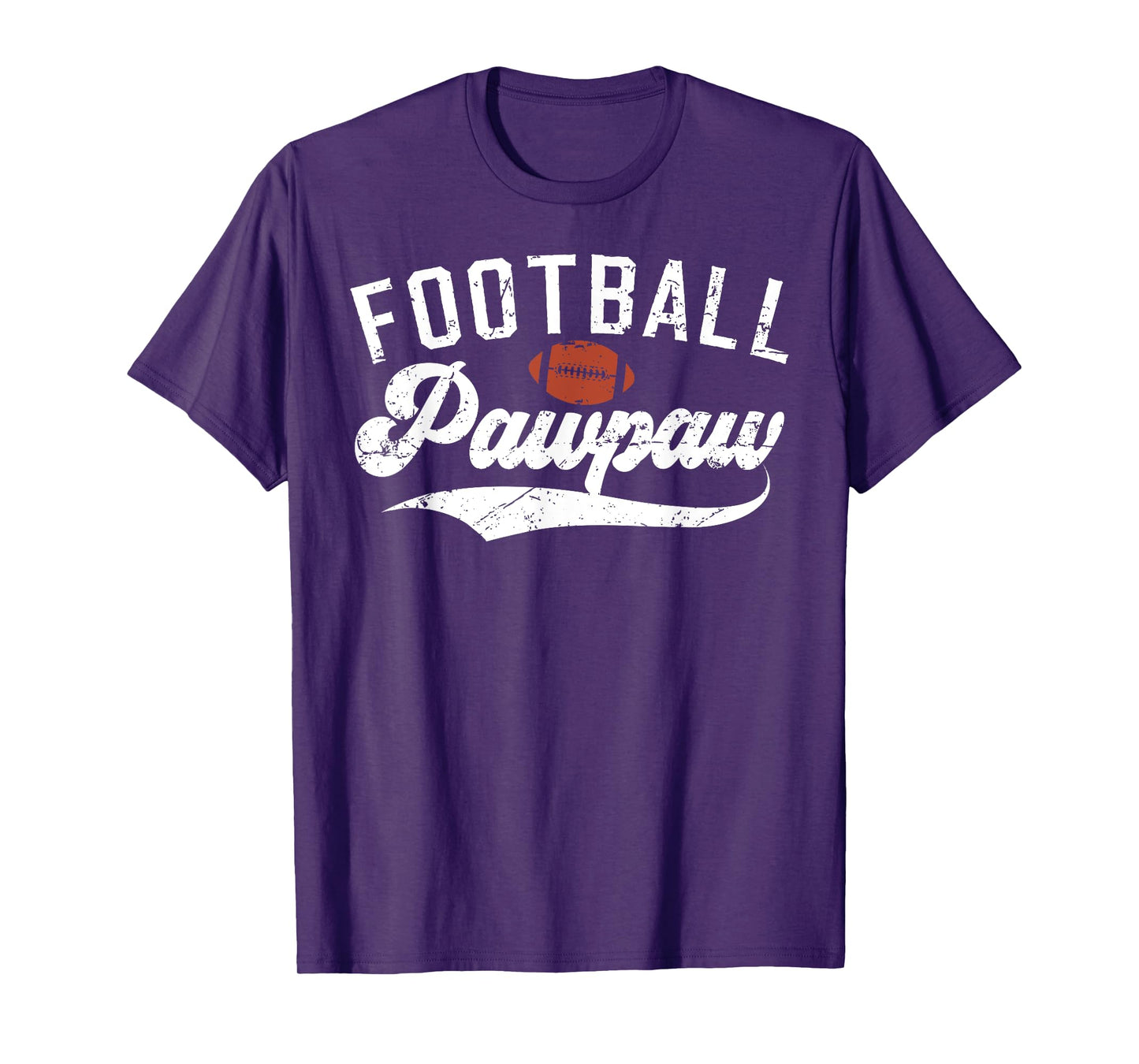 Football Pawpaw Grandpa Pawpaw Of A Football Player Pawpaw T-Shirt