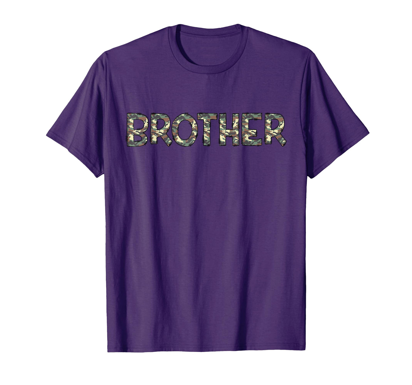 Brother Camo Hunting Camouflage Matching Birthday Family T-Shirt