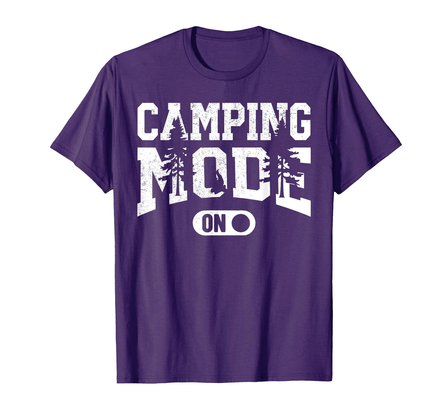 Camping Mode On Happy Camper Camping Trip Men Women Kids T-Shirt
