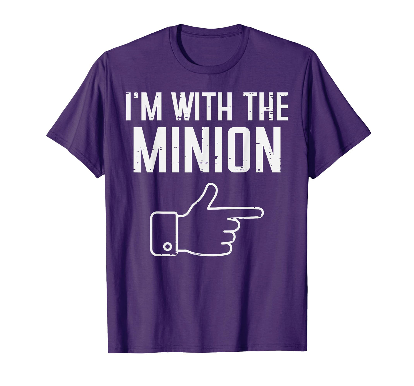 Halloween Im with Minion Funny Match Costume Women Men Kids T-Shirt